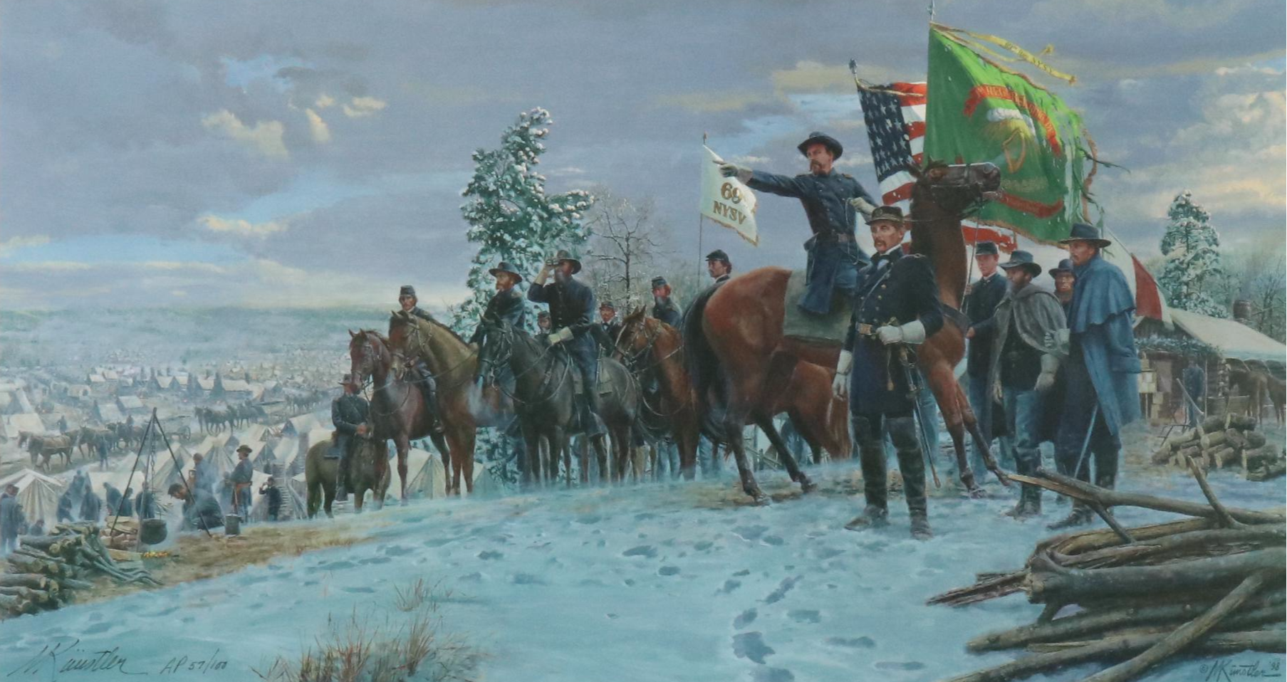 Mort Künstler Offset Lithograph "The Fighting 69th," 1998