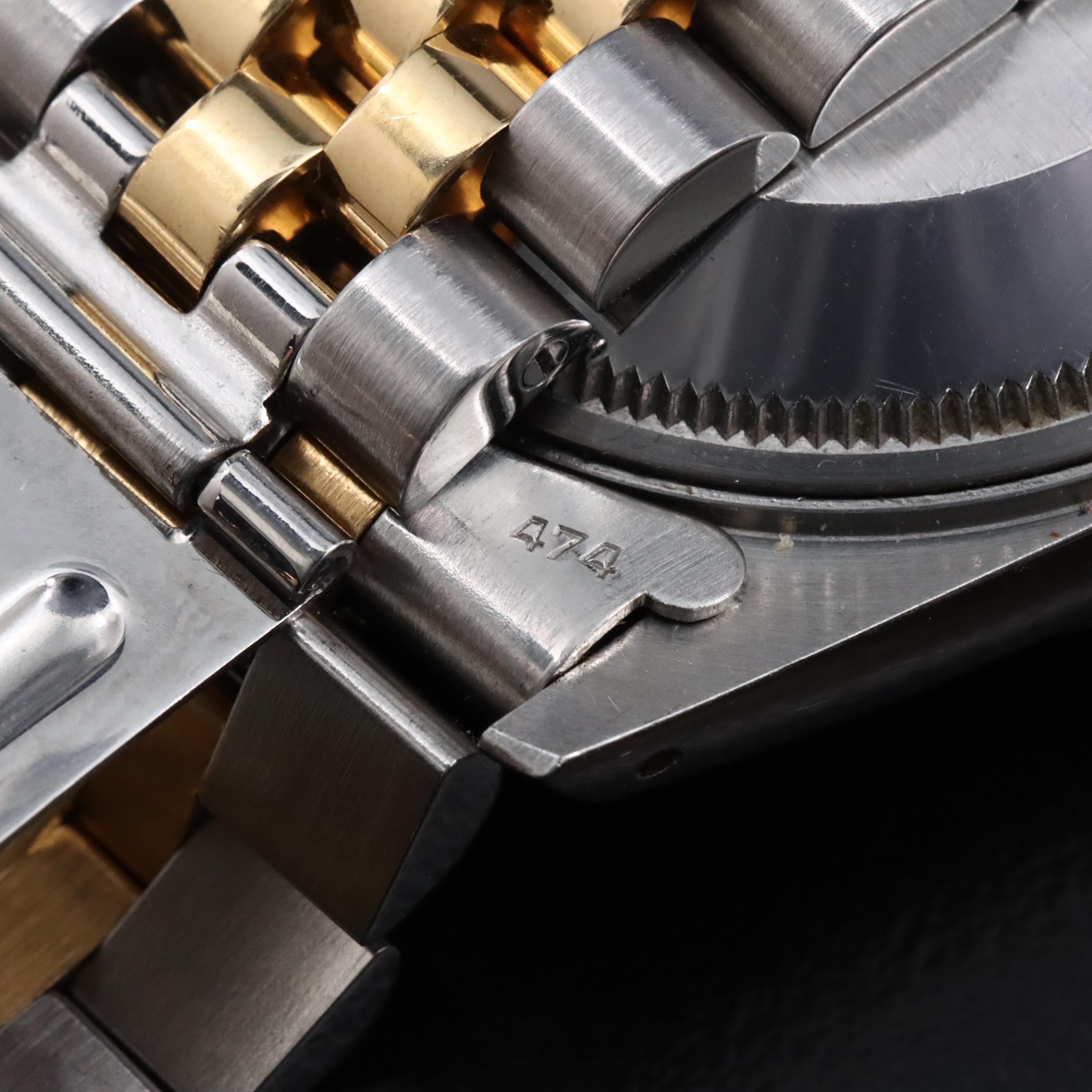 1981 Oyster Perpetual Date 15053 Engine Turned Bezel Watch