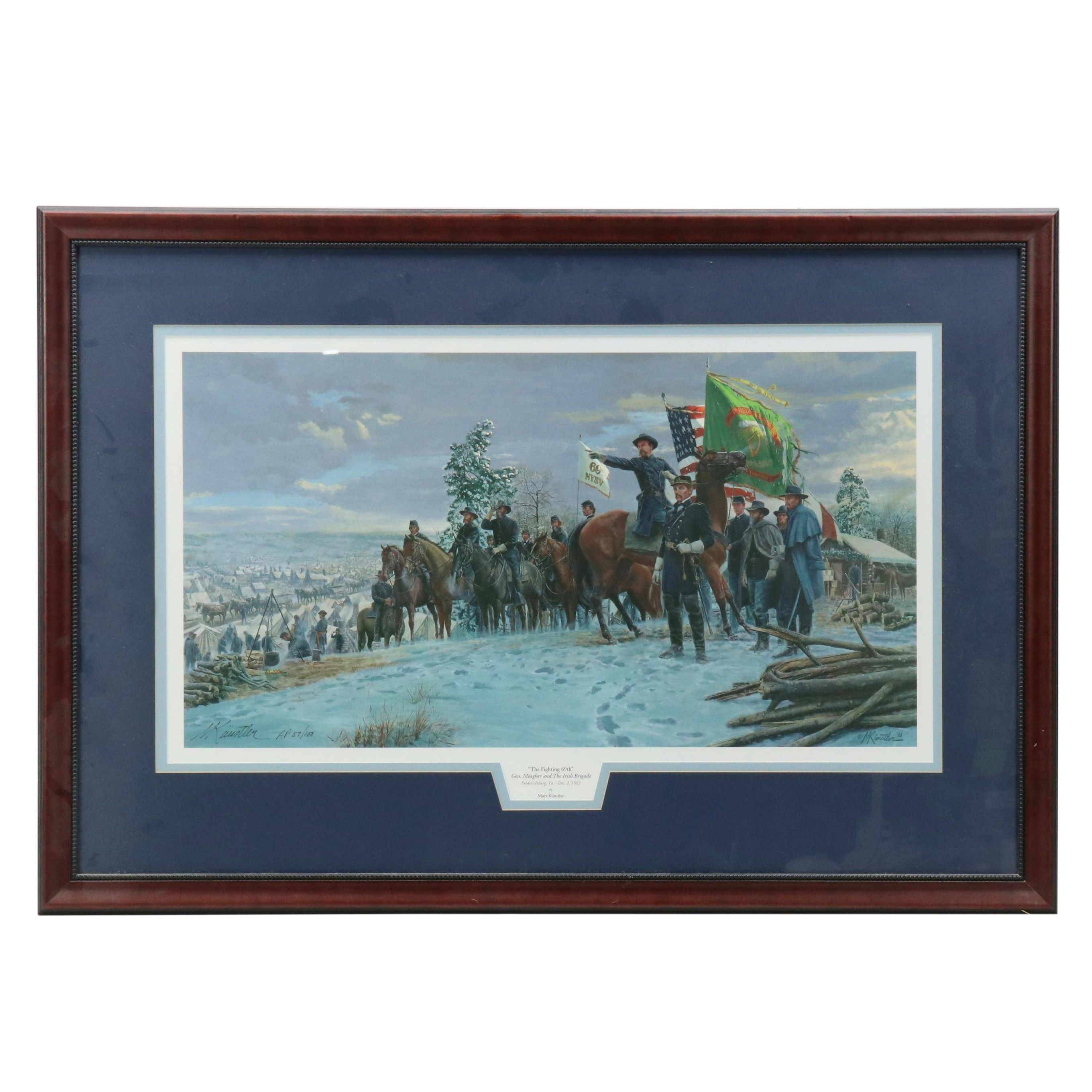 Mort Künstler Offset Lithograph "The Fighting 69th," 1998
