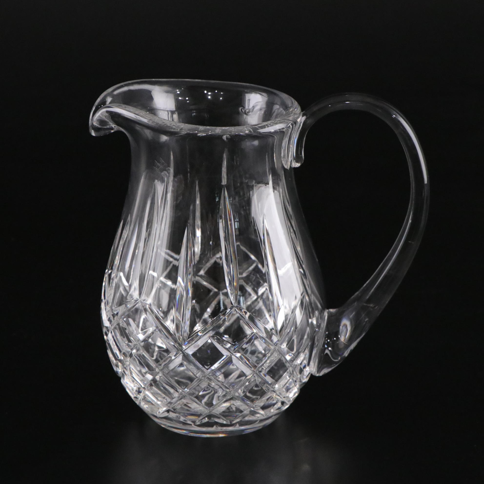 Waterford "Lismore" Crystal Decanter & Pitcher