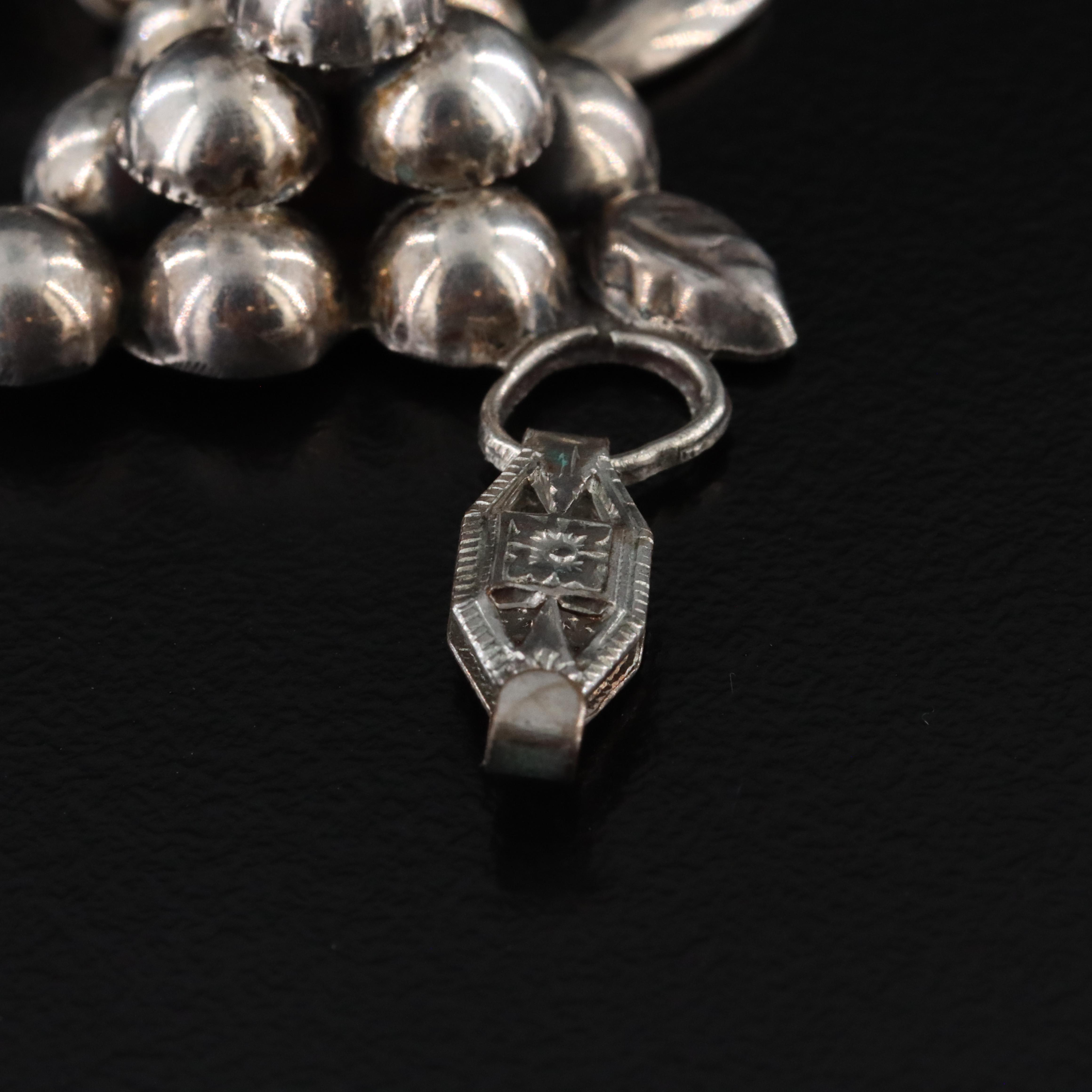 Sterling Grape Link Bracelet