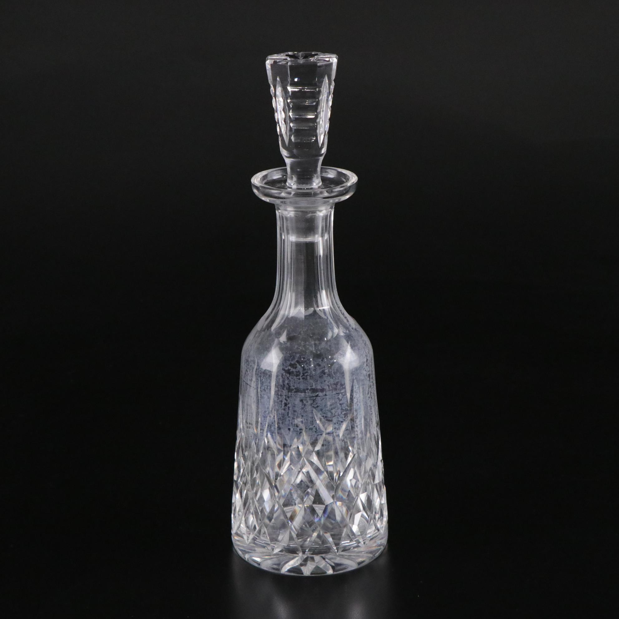 Waterford "Lismore" Crystal Decanter & Pitcher
