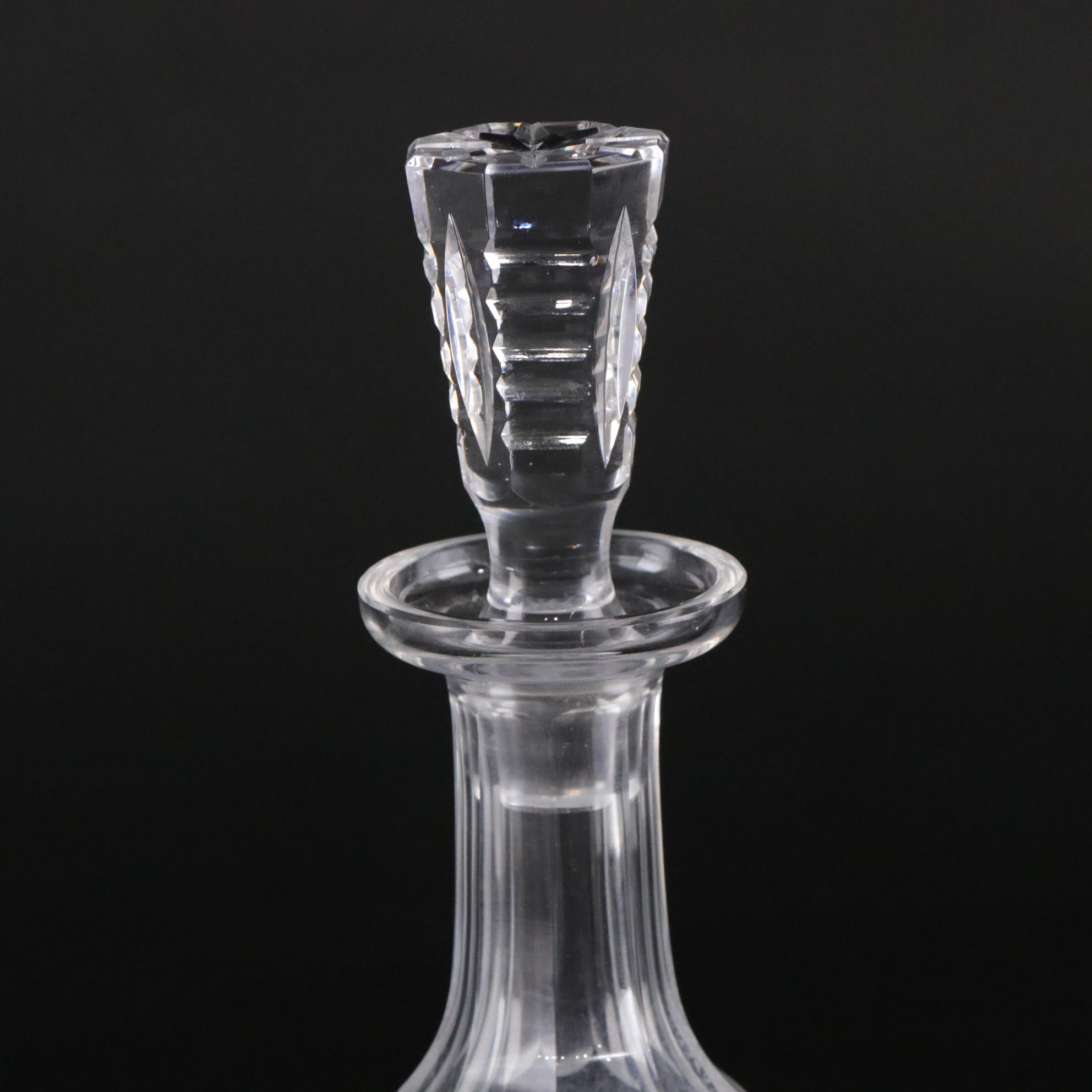 Waterford "Lismore" Crystal Decanter & Pitcher