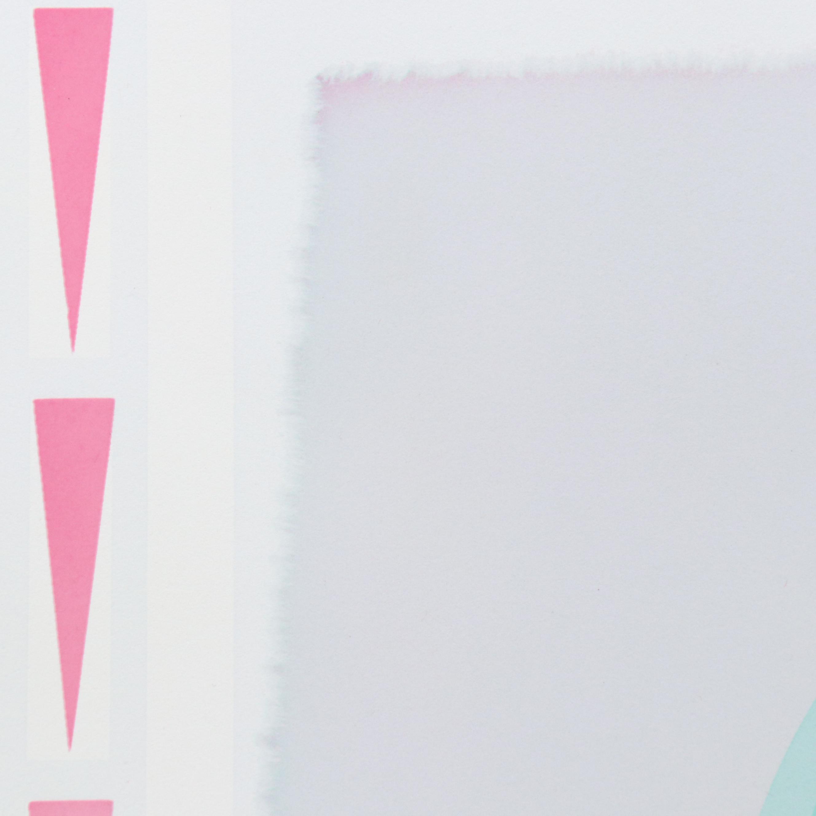 Nobuteru Shimotakahara Op Art Serigraph "Time and Space"