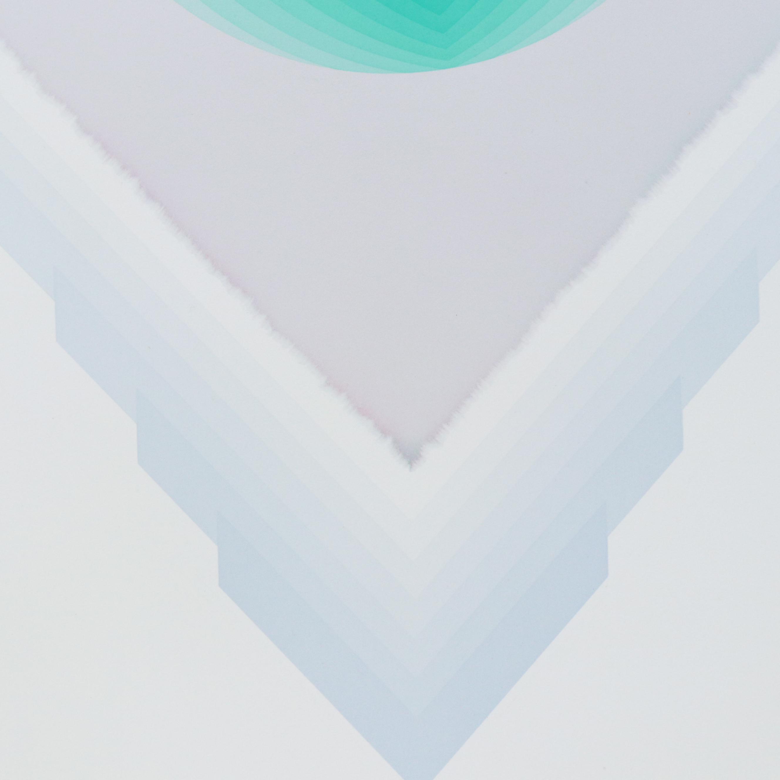 Nobuteru Shimotakahara Op Art Serigraph "Time and Space"