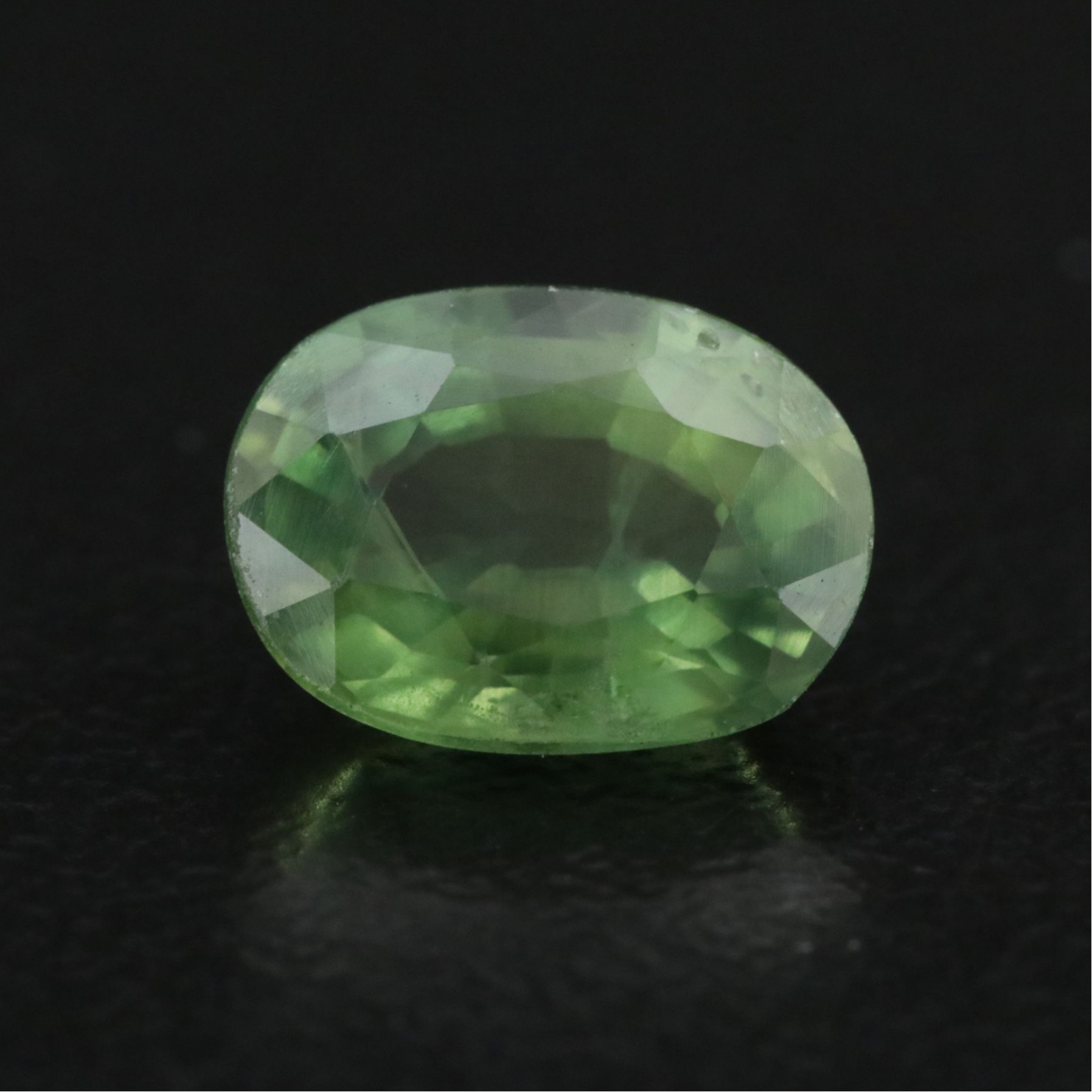 Loose 1.96 CT Green Sapphire