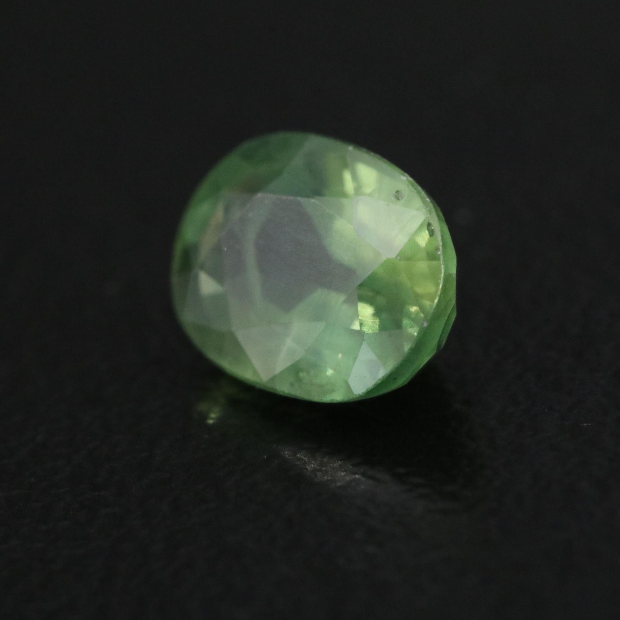Loose 1.96 CT Green Sapphire