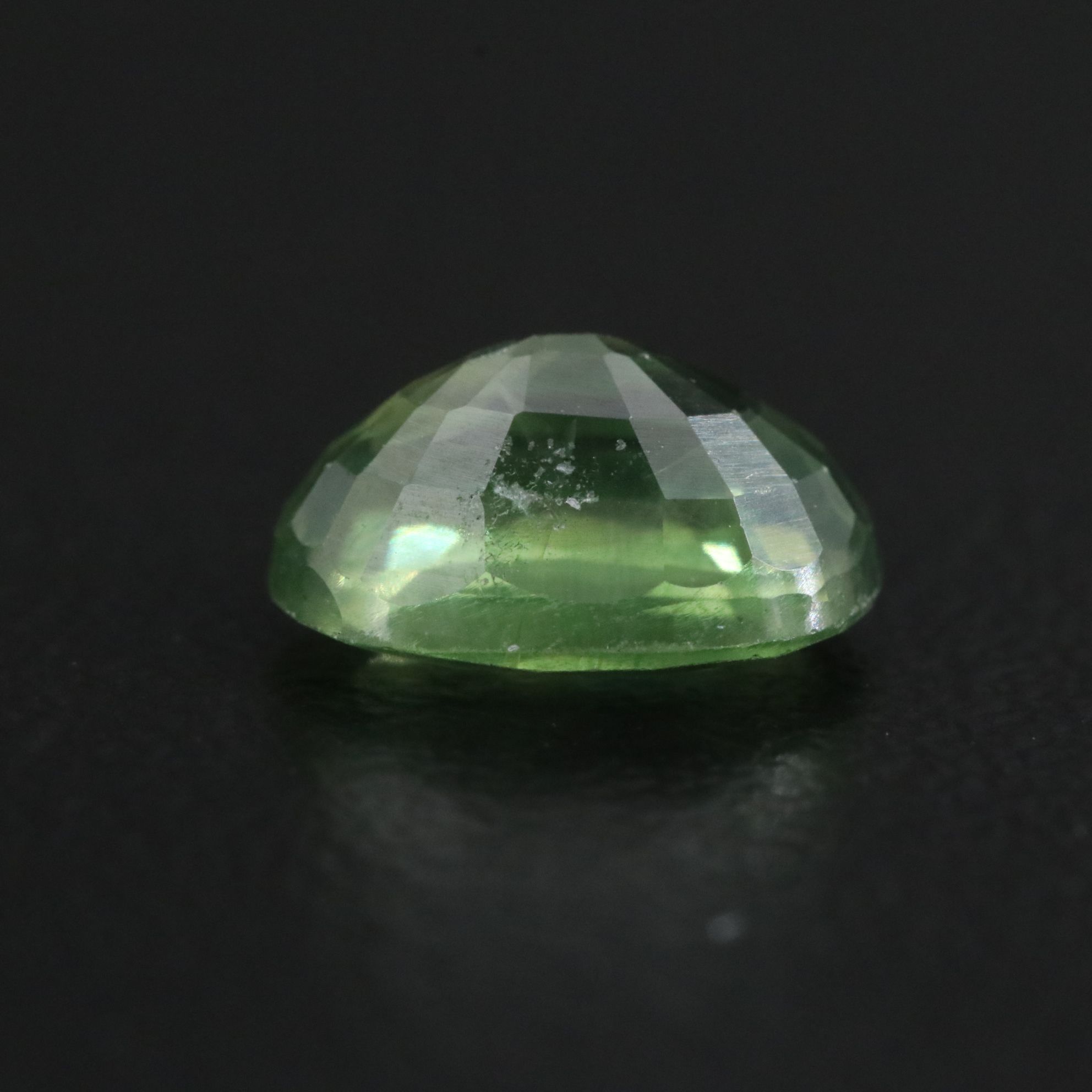 Loose 1.96 CT Green Sapphire