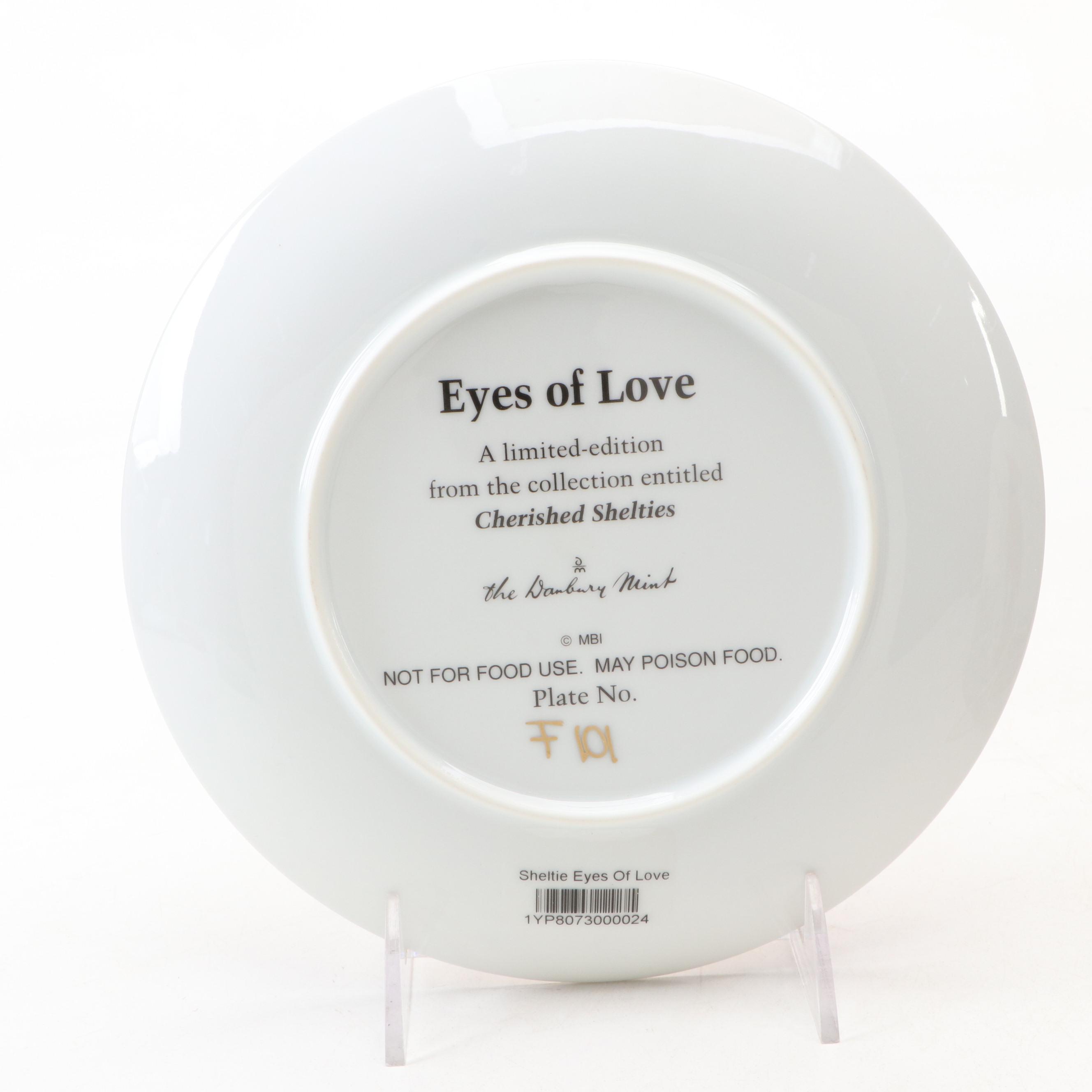 Danbury Mint "Sheltie" Limited Edition Ceramic Plate and More