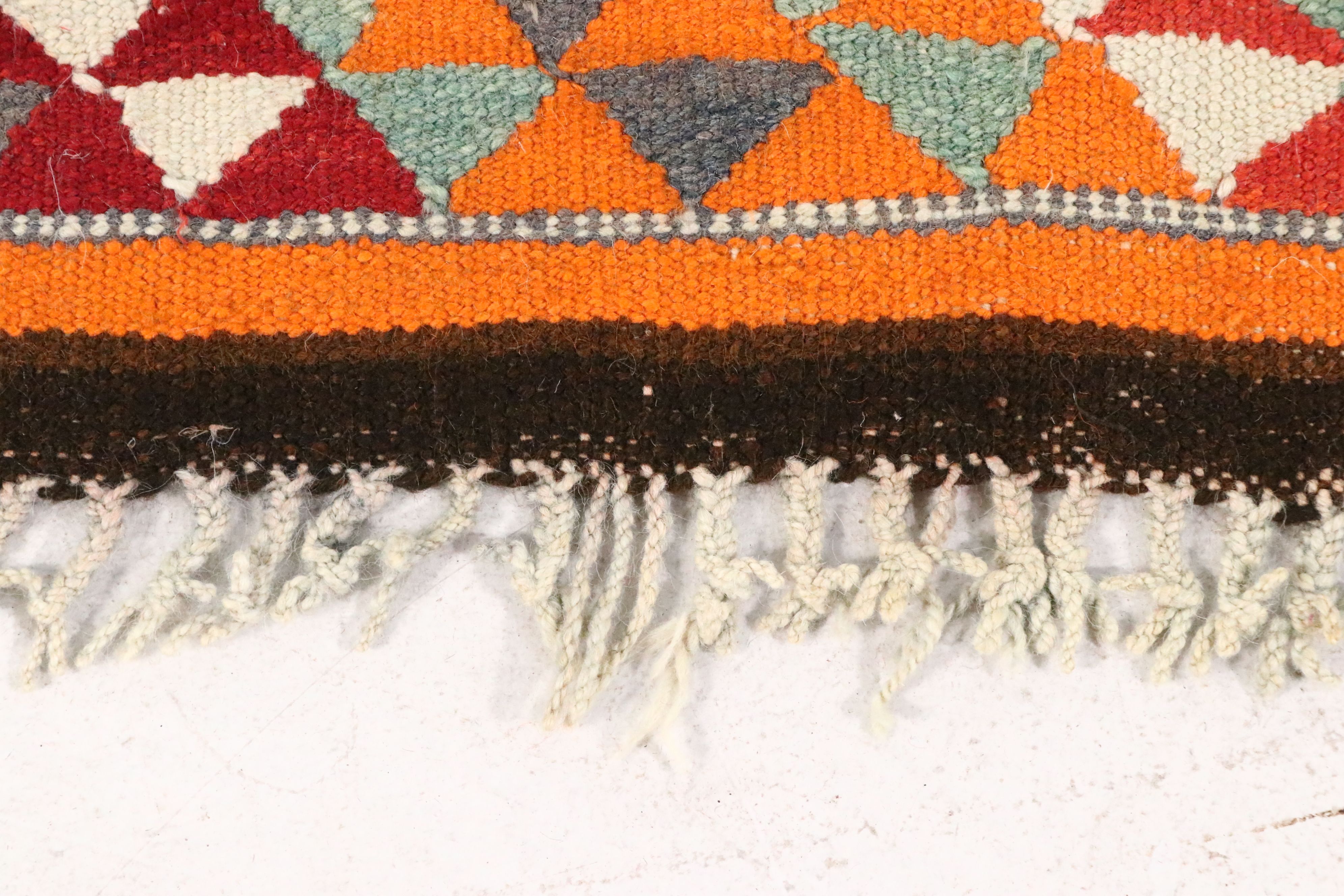 3'5 x 12'1 Hand-Knotted Anatolian Turkish Long Rug