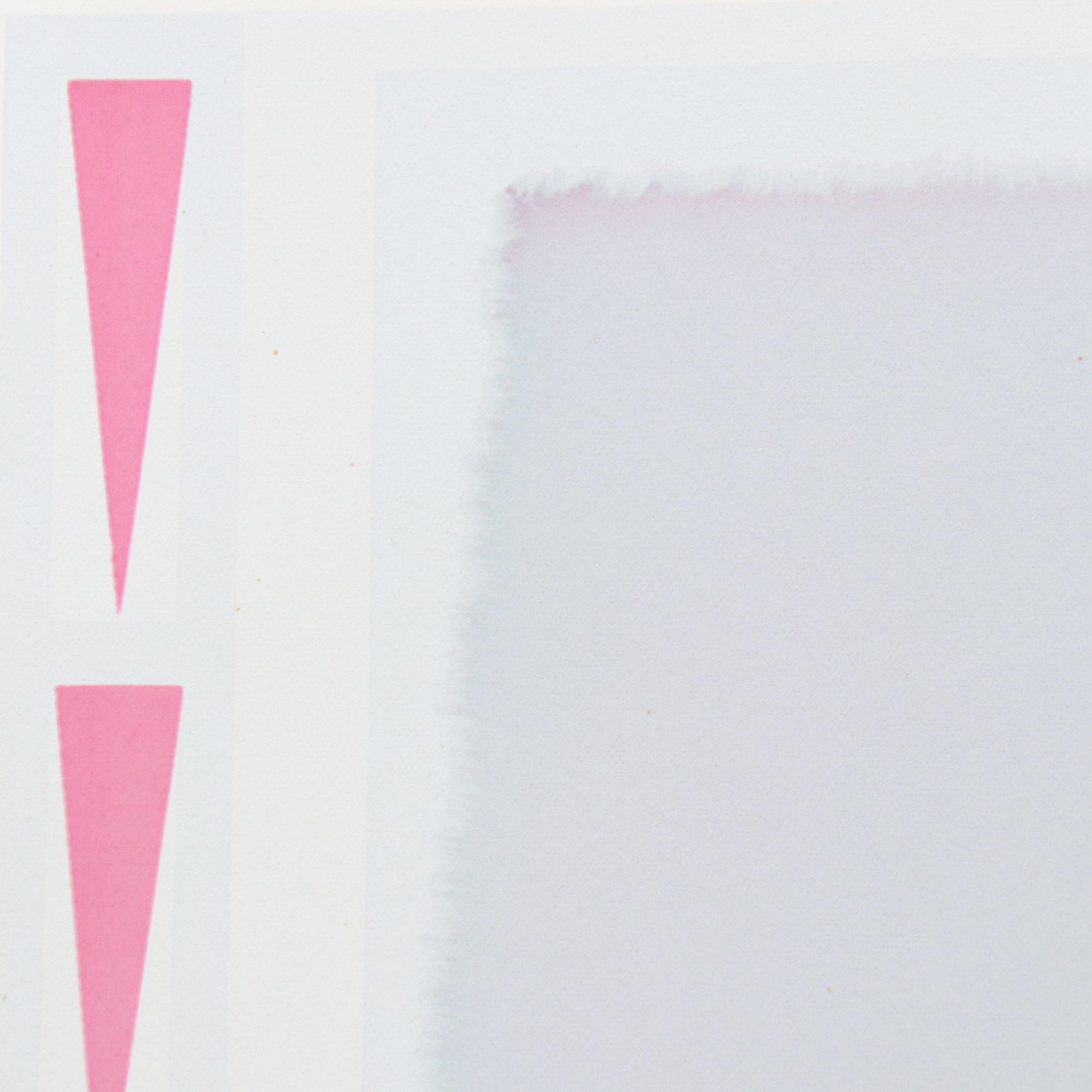 Nobuteru Shimotakahara Op Art Serigraph "Time and Space"