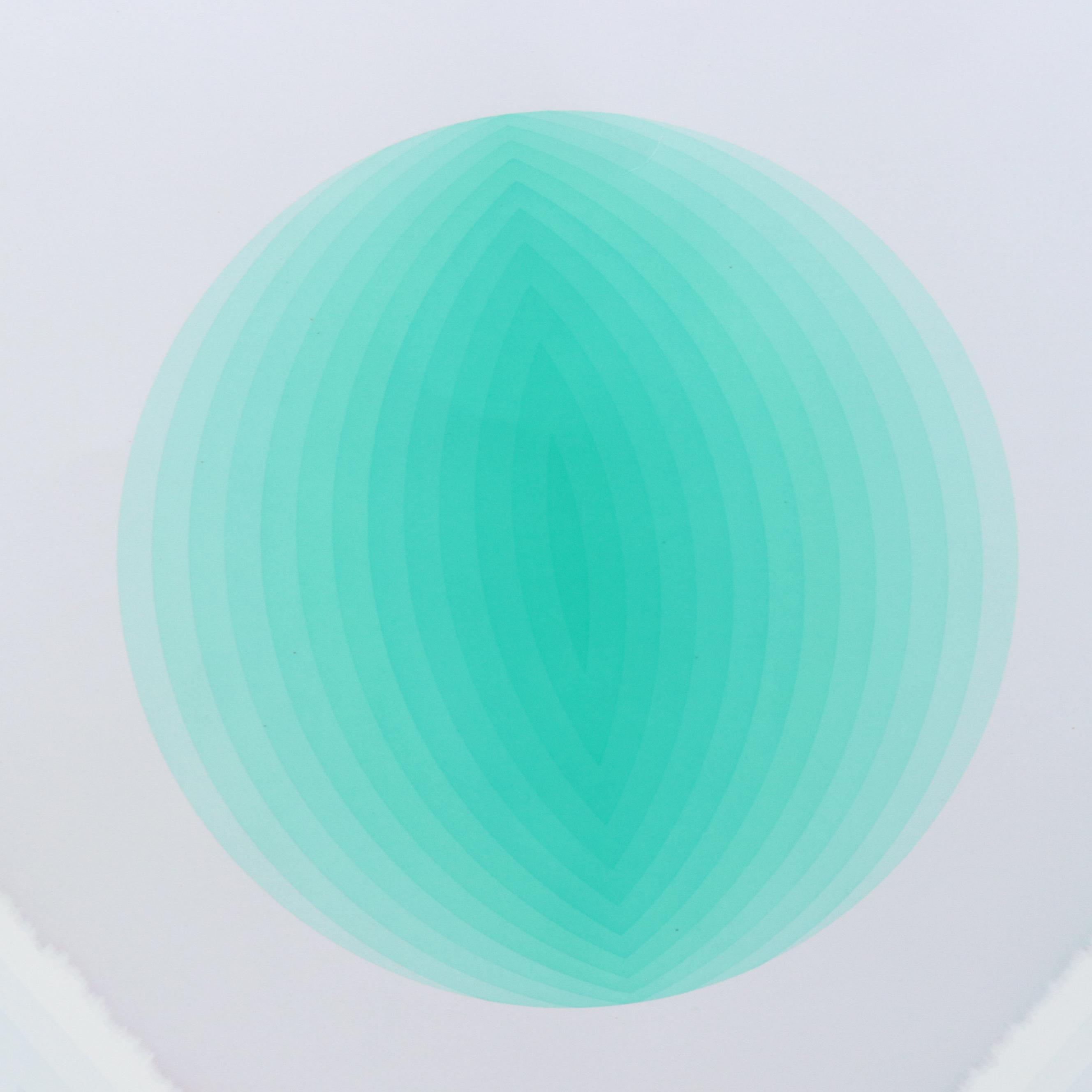 Nobuteru Shimotakahara Op Art Serigraph "Time and Space"