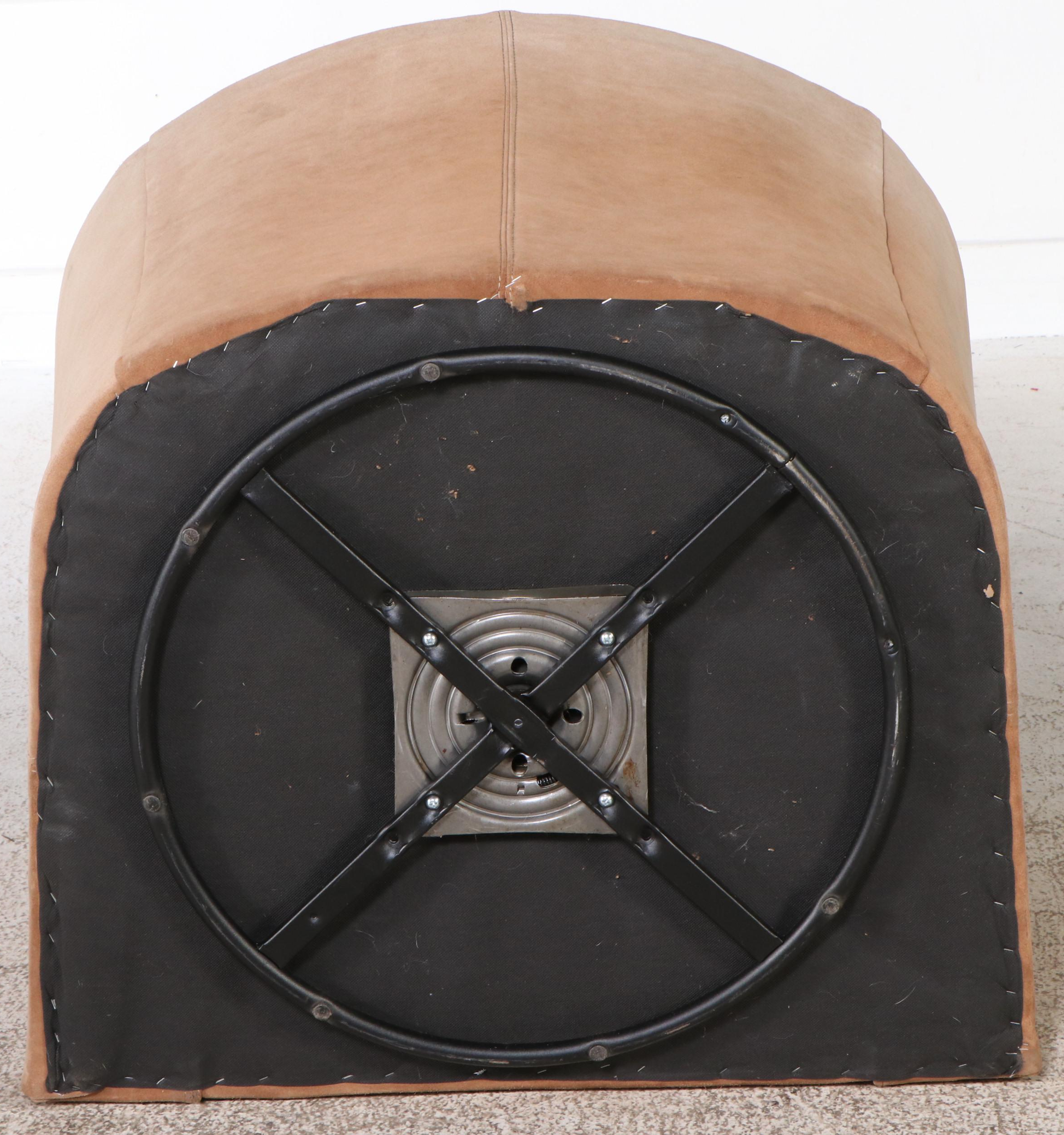 McCreary Modern Suede Swivel Armchair