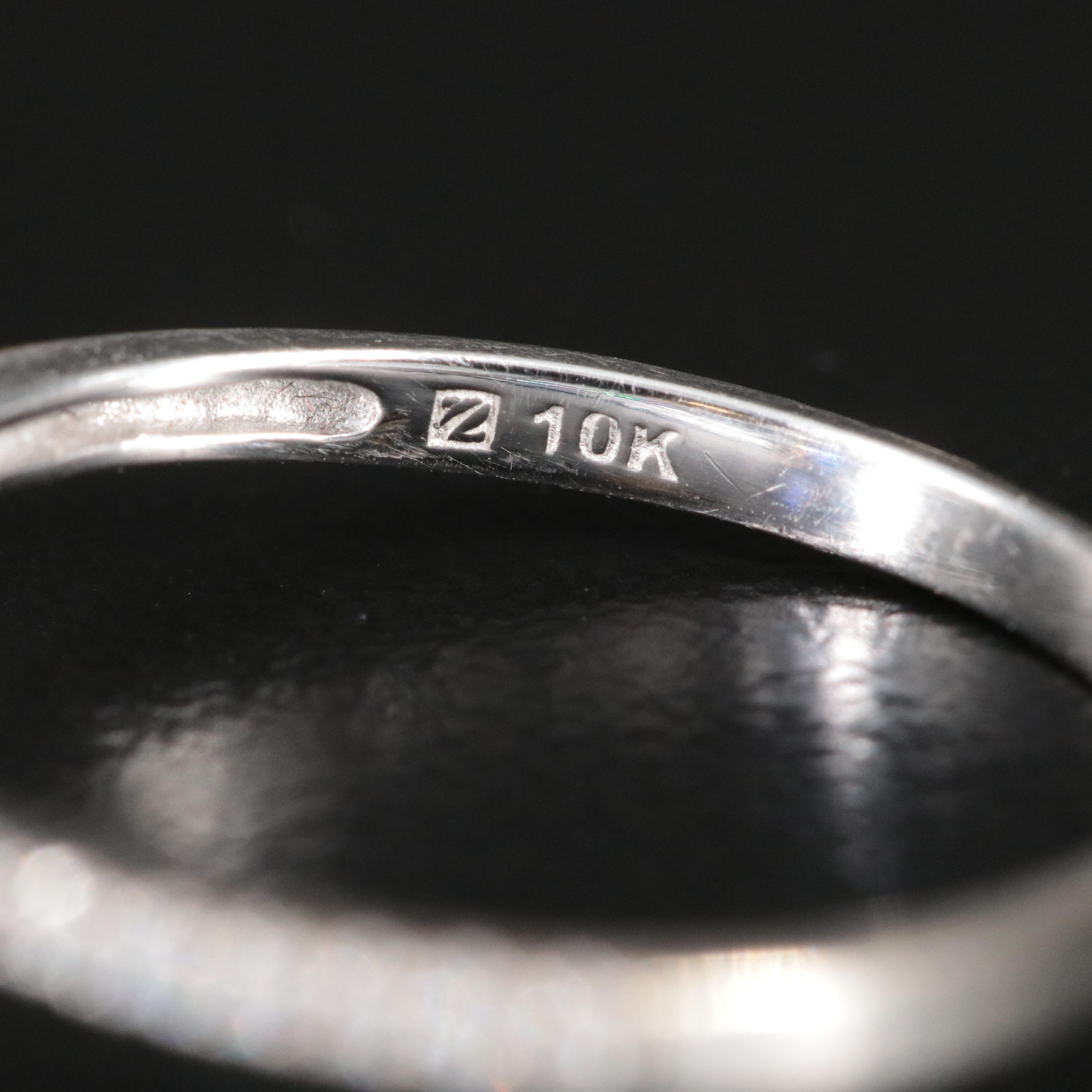 10K Tanzanite and CZ Ring