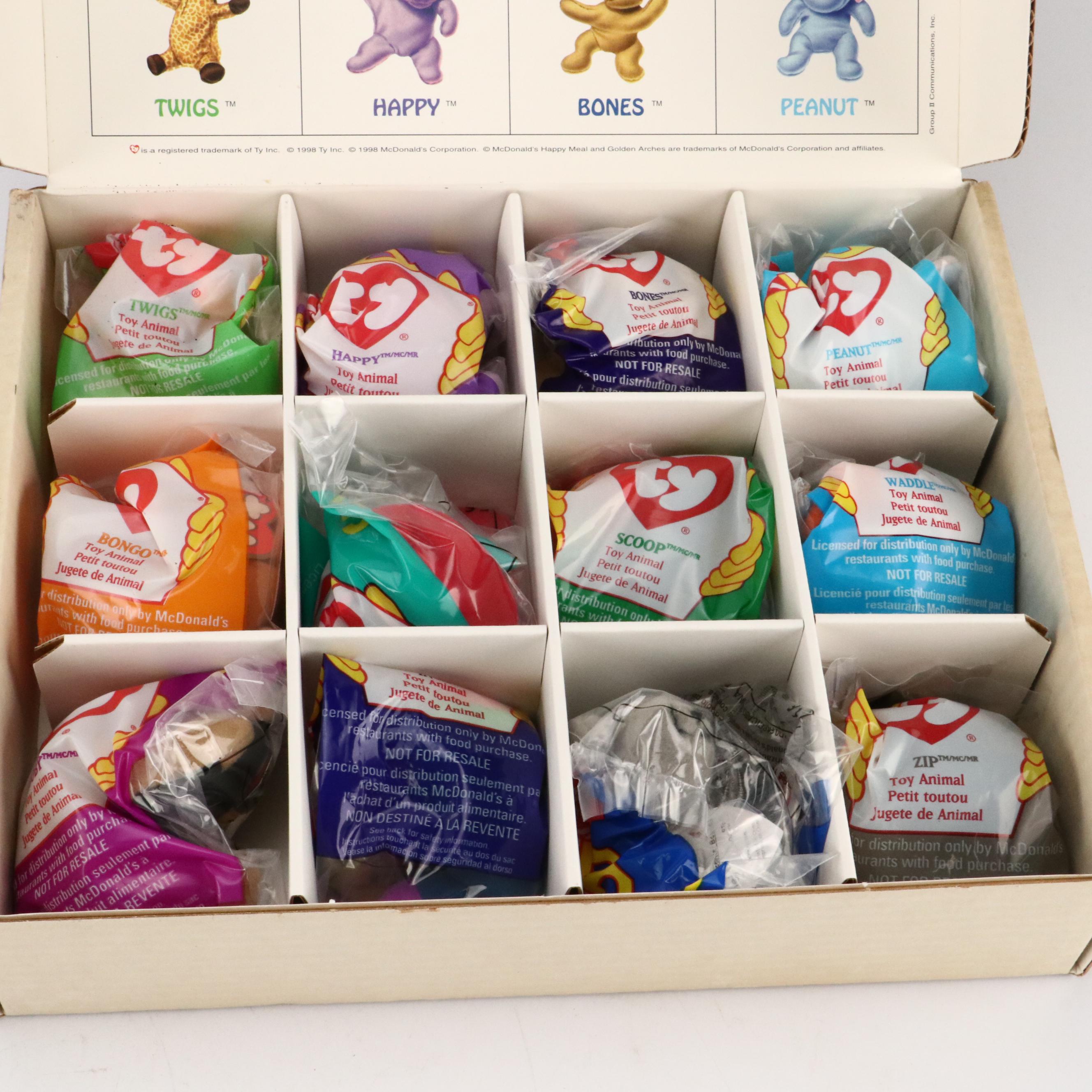 McDonald's 25th Anniversary and Special Edition Ty Beanie Babies Collector Sets