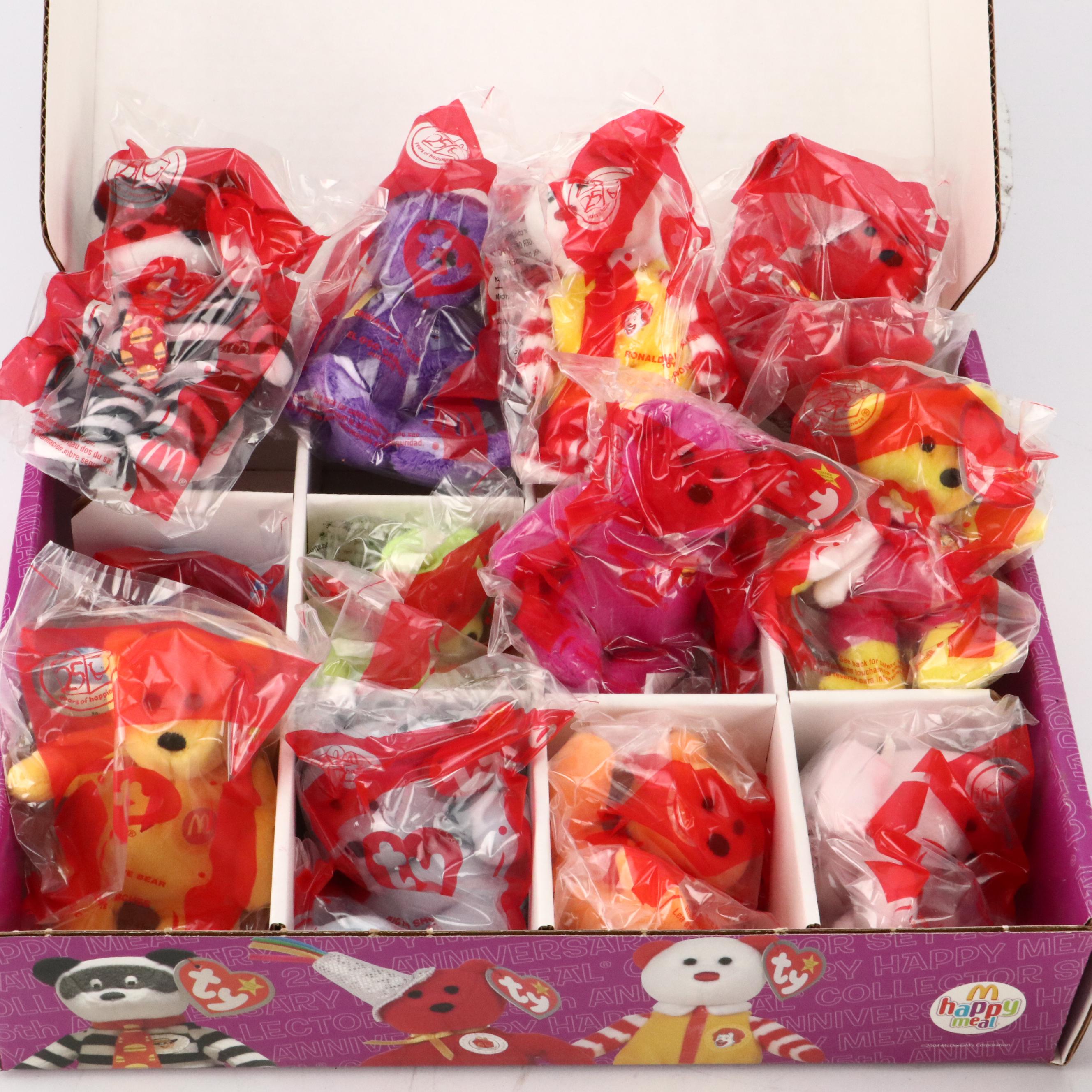 McDonald's 25th Anniversary and Special Edition Ty Beanie Babies Collector Sets