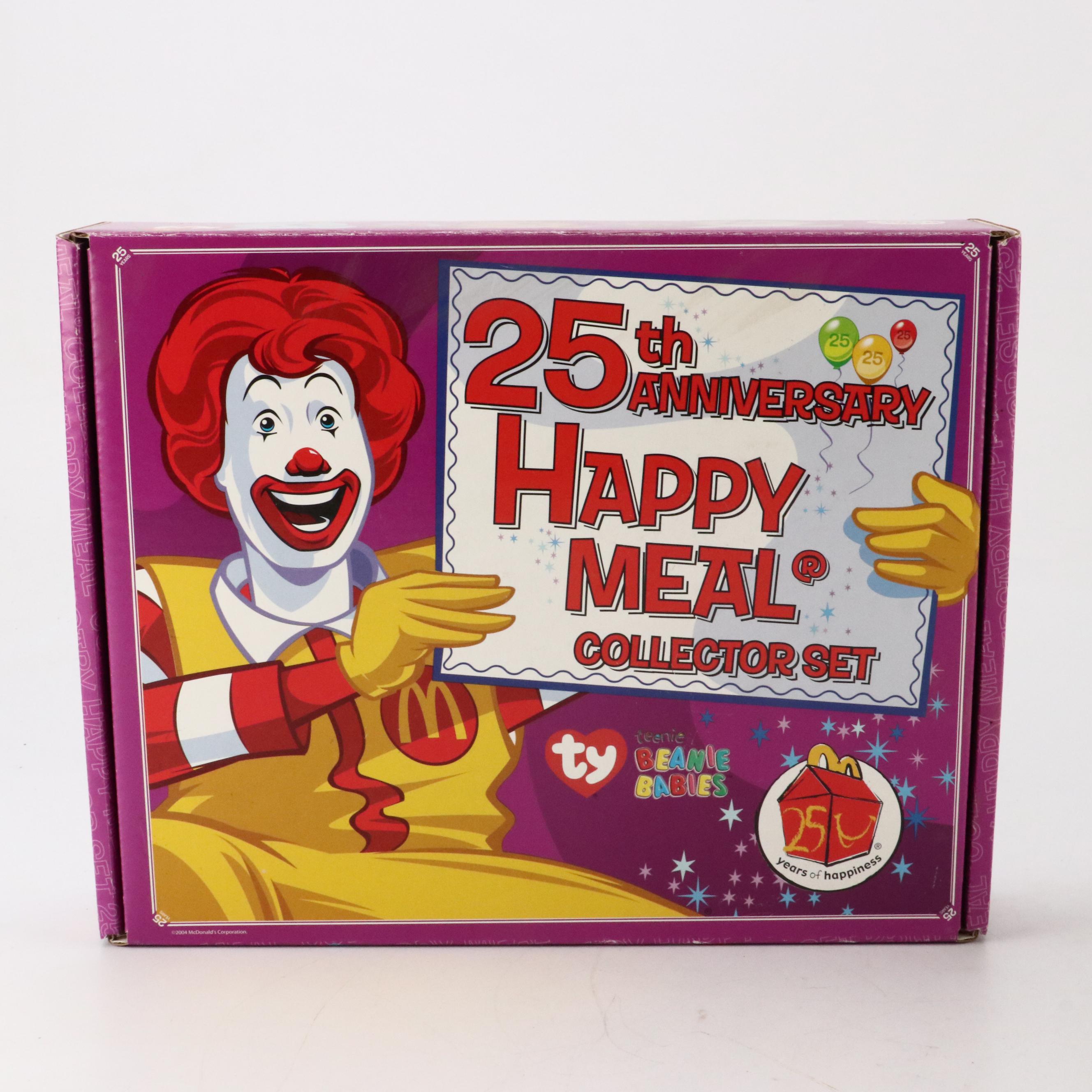 McDonald's 25th Anniversary and Special Edition Ty Beanie Babies Collector Sets