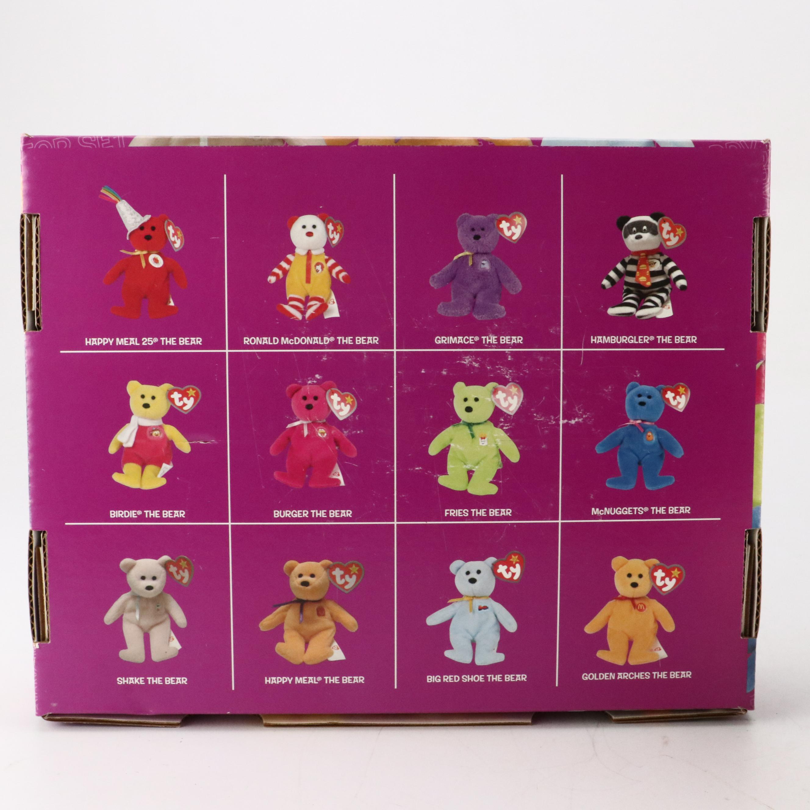 McDonald's 25th Anniversary and Special Edition Ty Beanie Babies Collector Sets
