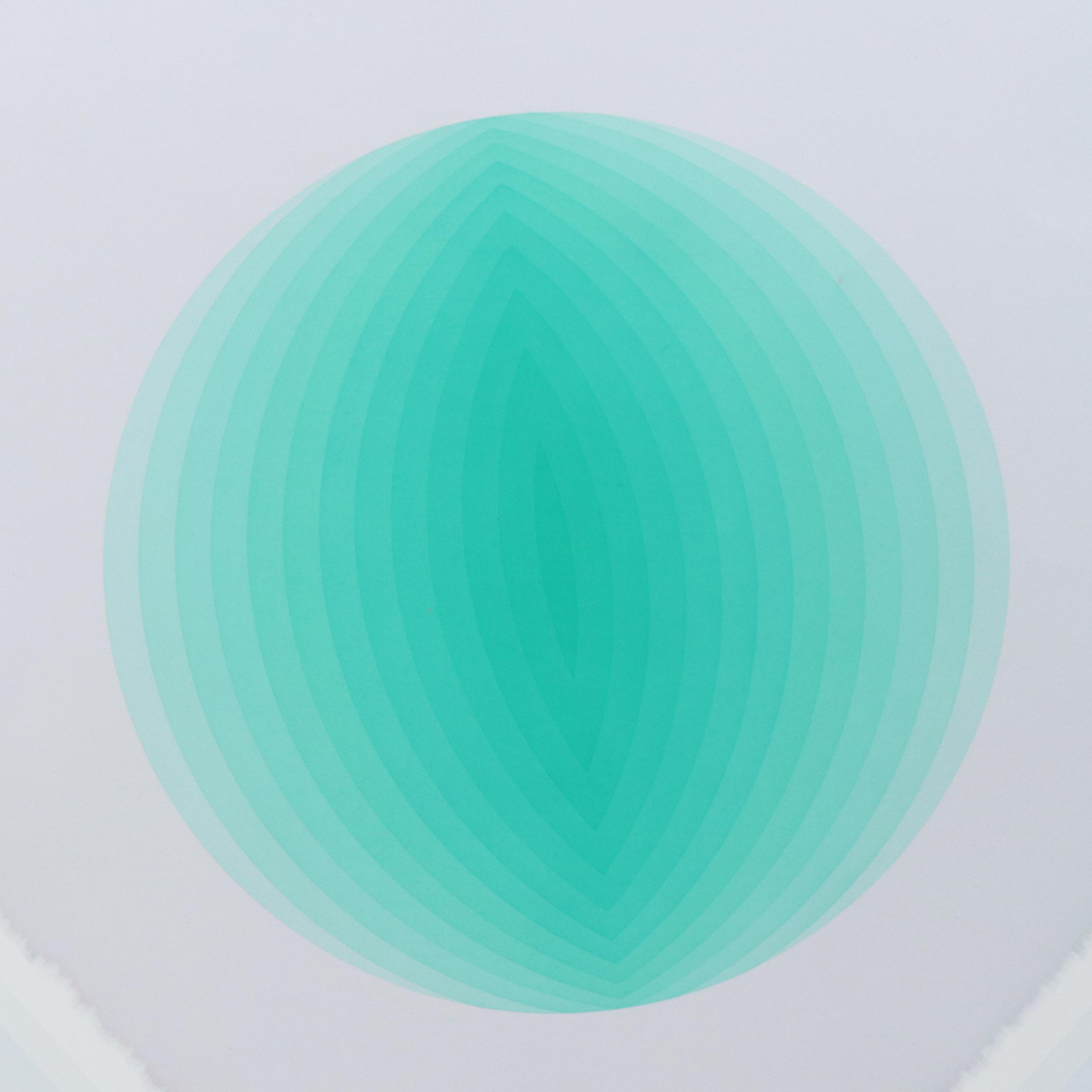 Nobuteru Shimotakahara Op Art Serigraph "Time and Space"