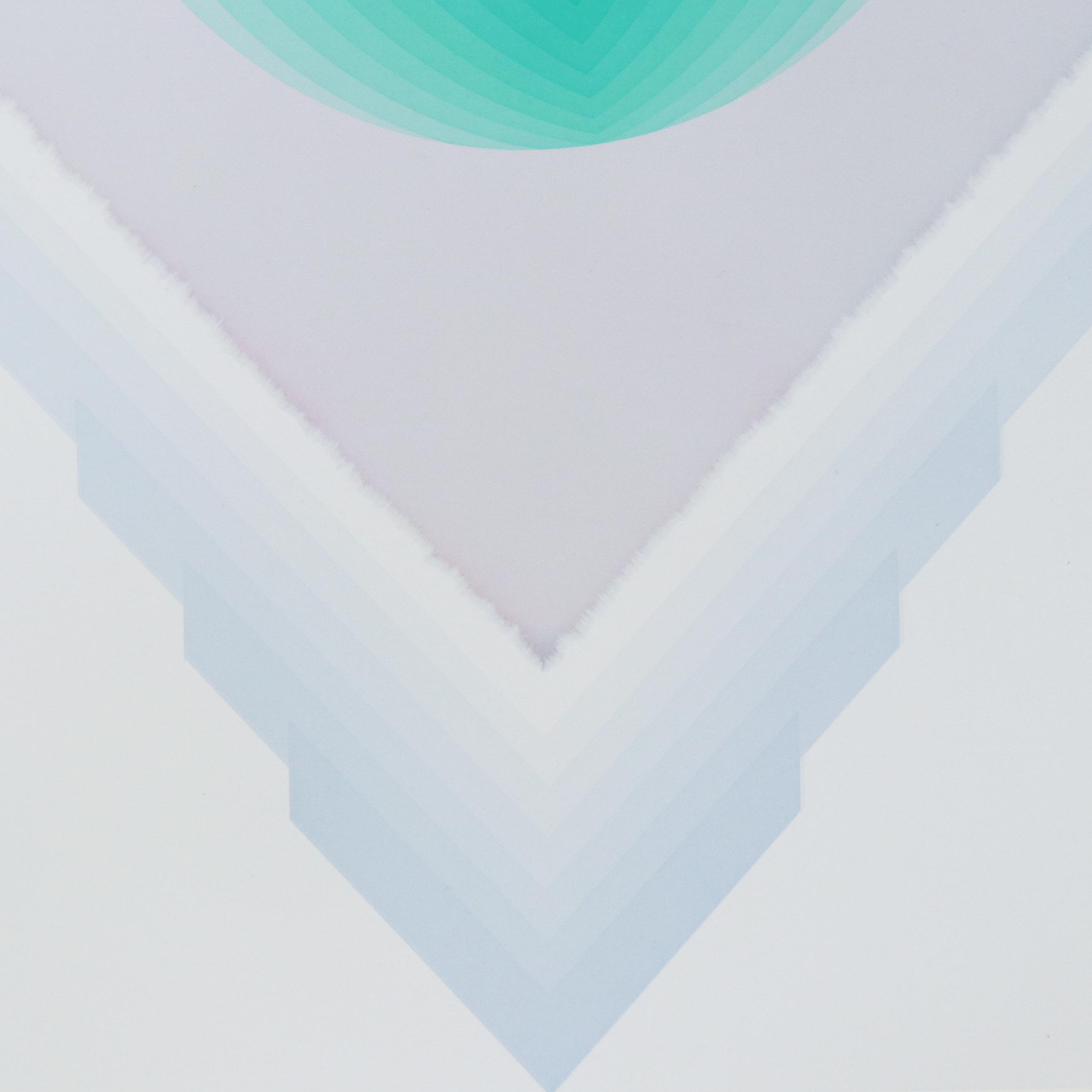 Nobuteru Shimotakahara Op Art Serigraph "Time and Space"