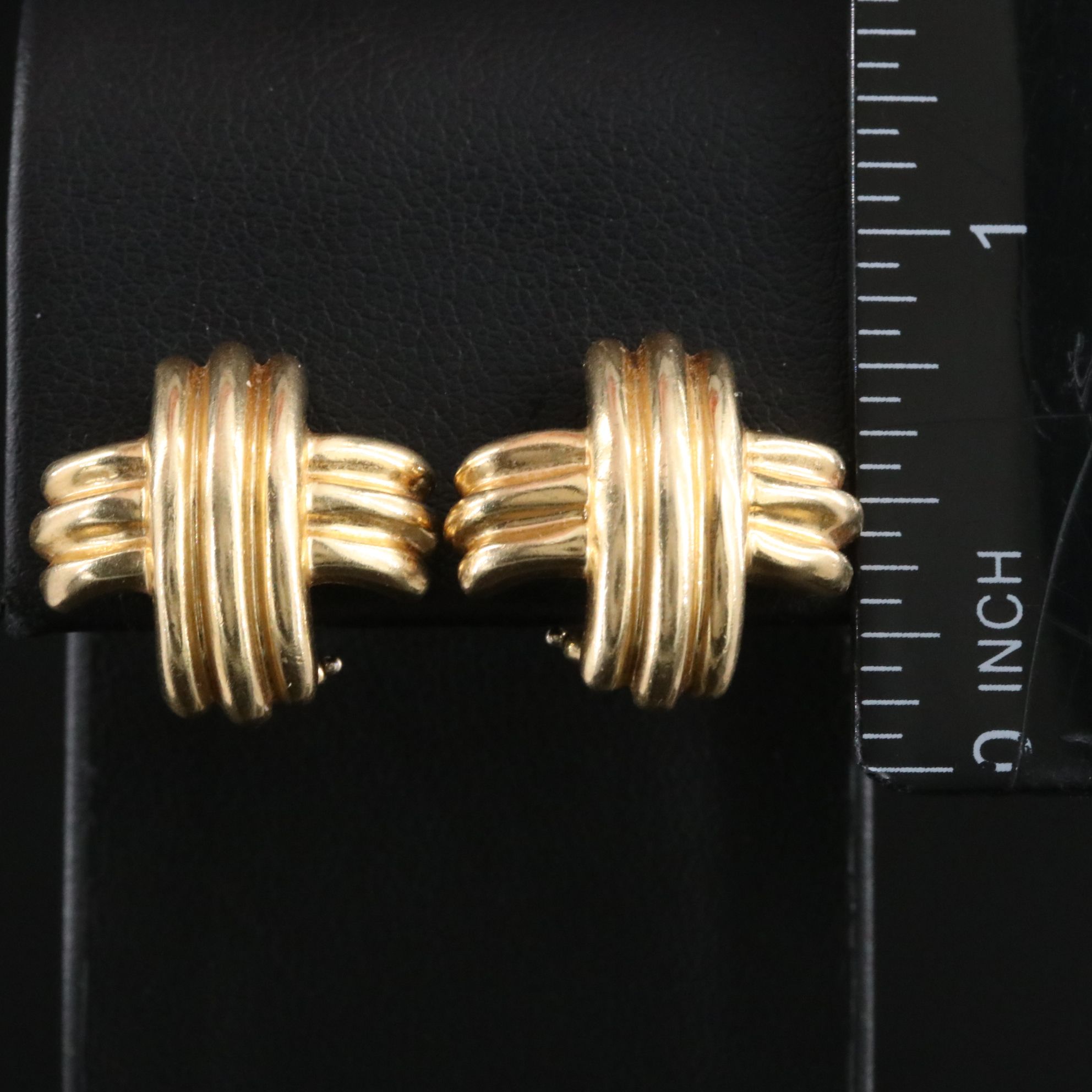 Tiffany & Co. 18K Signature X Earrings