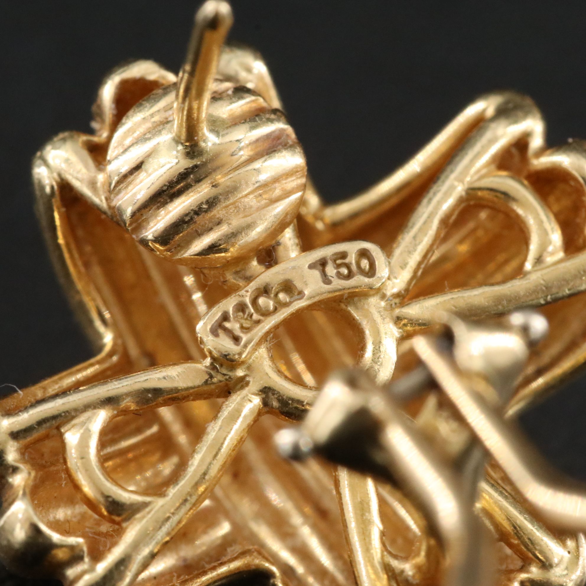 Tiffany & Co. 18K Signature X Earrings