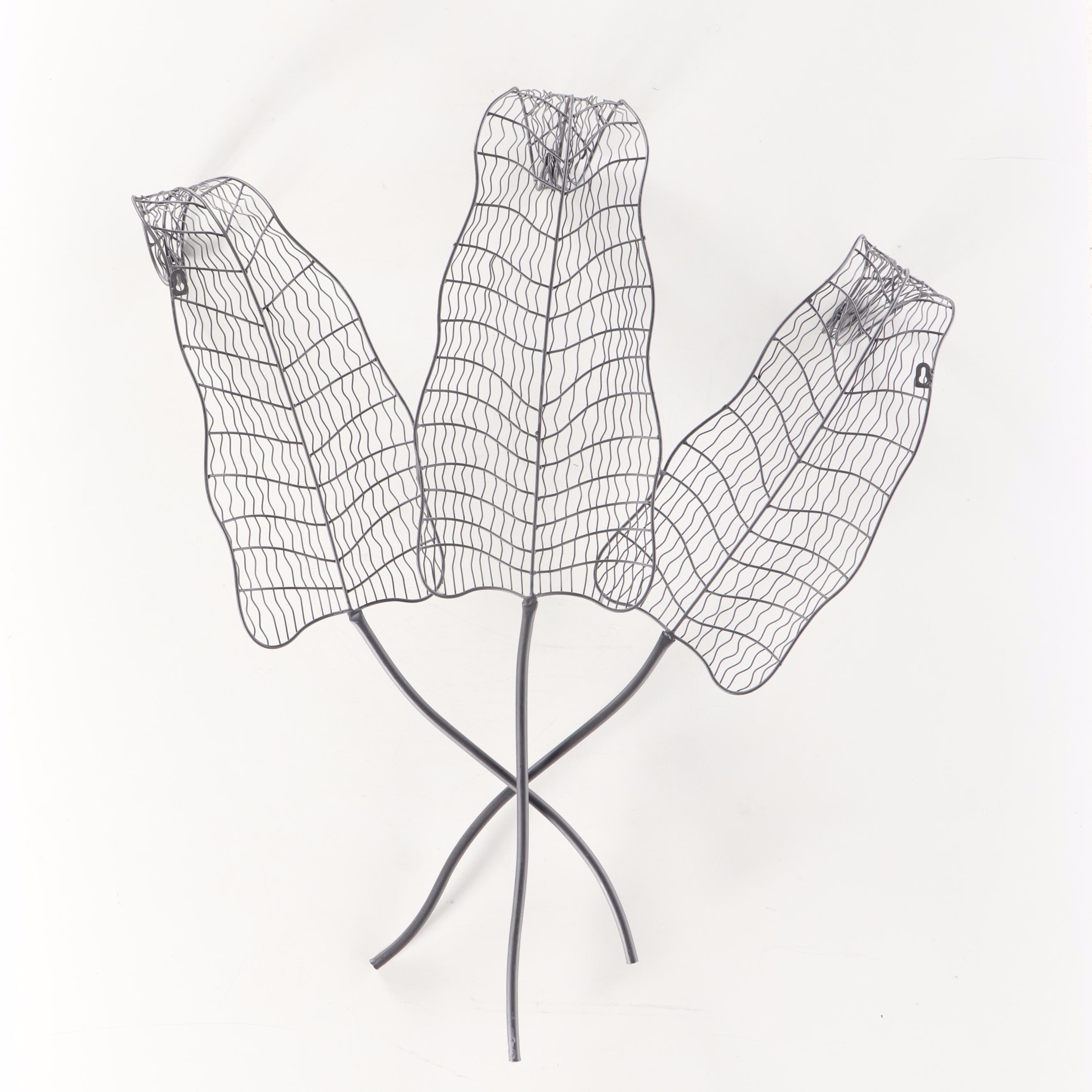 Palm Wrought Metal Hanging Wall Décor