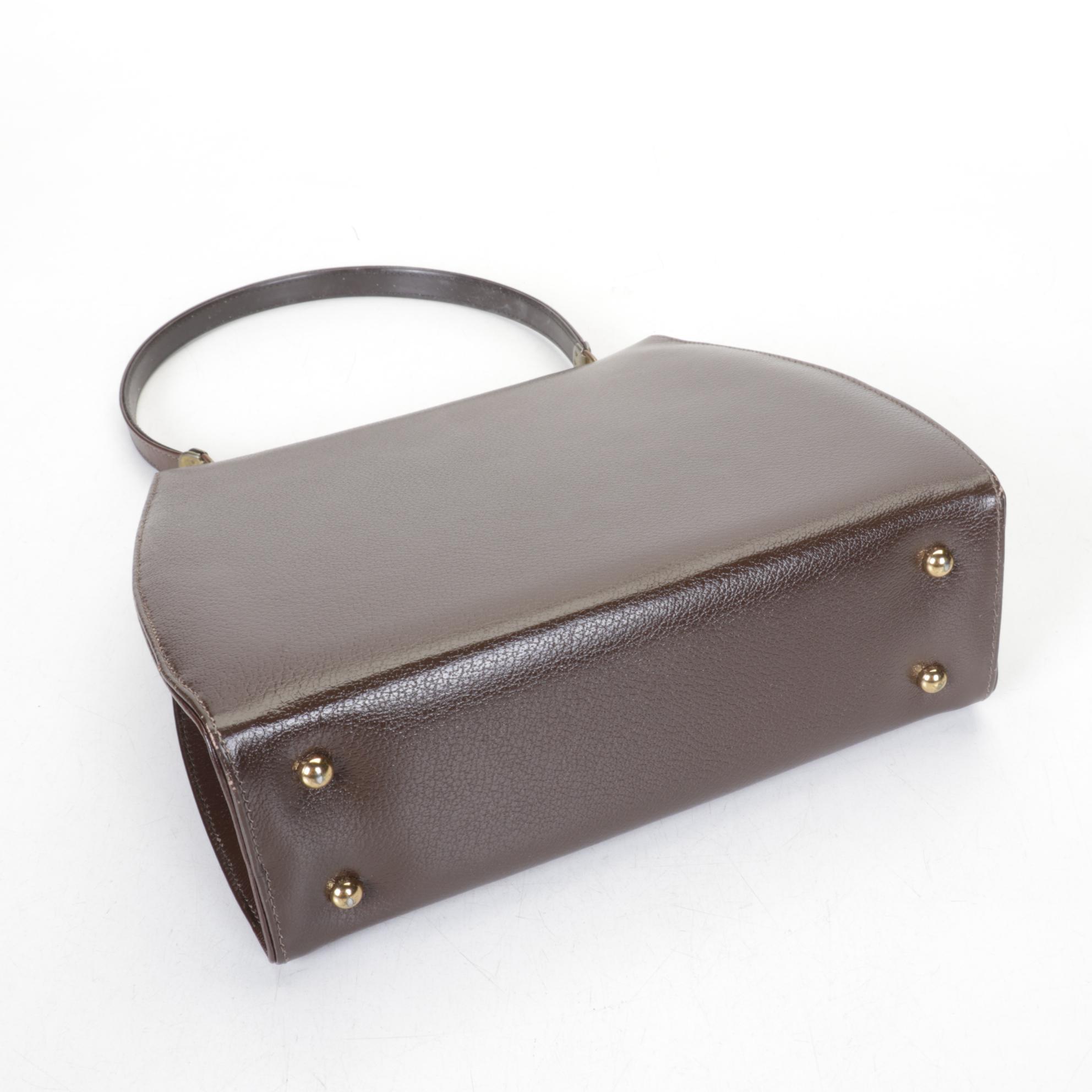 Ivory Beaded Clutch with Life Stride Brown Leather Satchel and Evening Purse