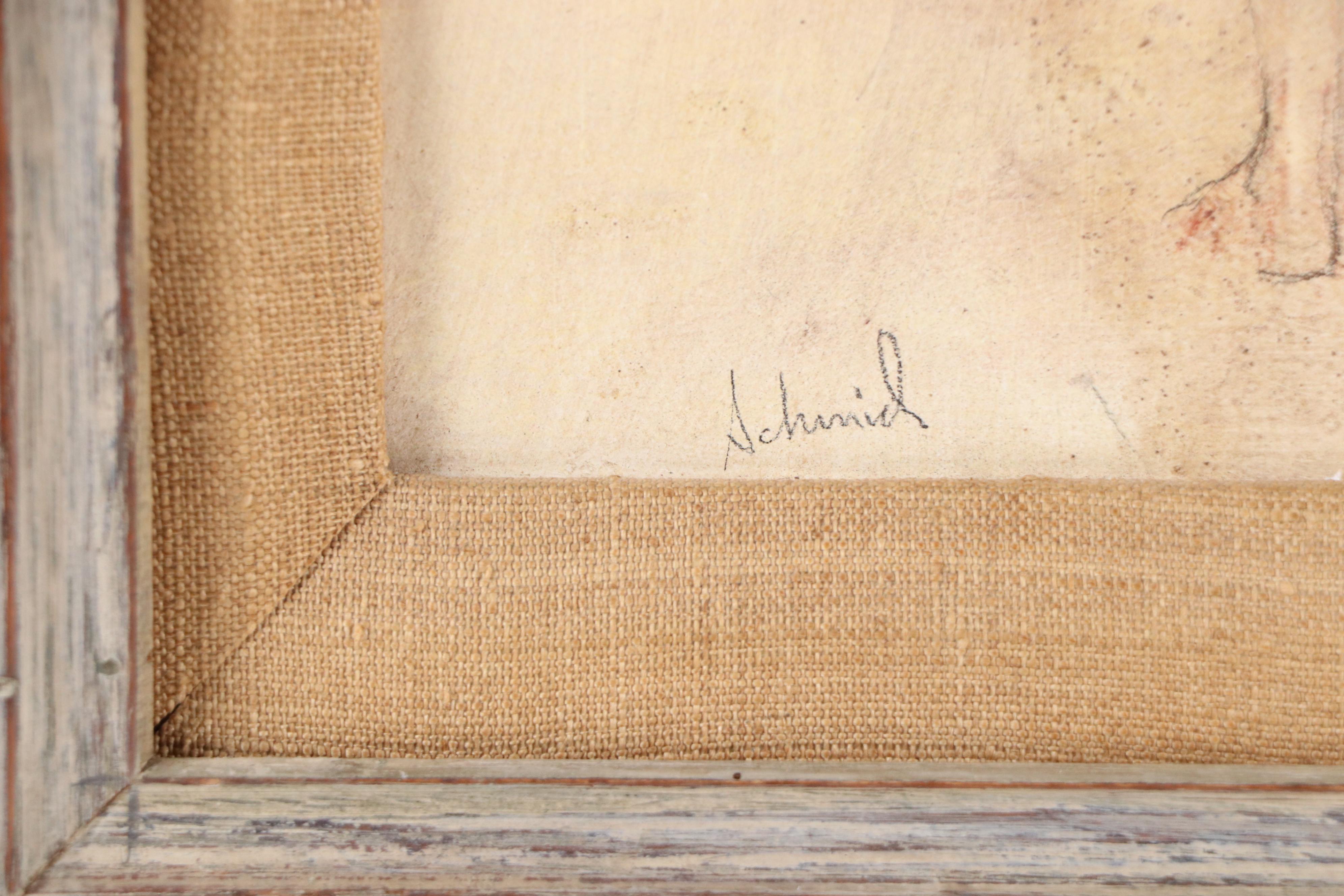 Richard Schmid Mixed Media Figure Drawing