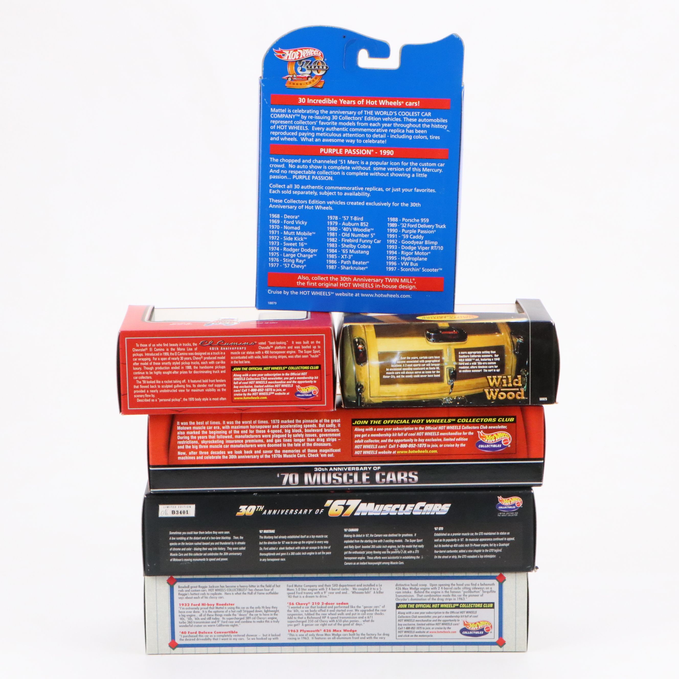 Hot Wheels "30th Anniversary of the Camaro" and More Toy Cars