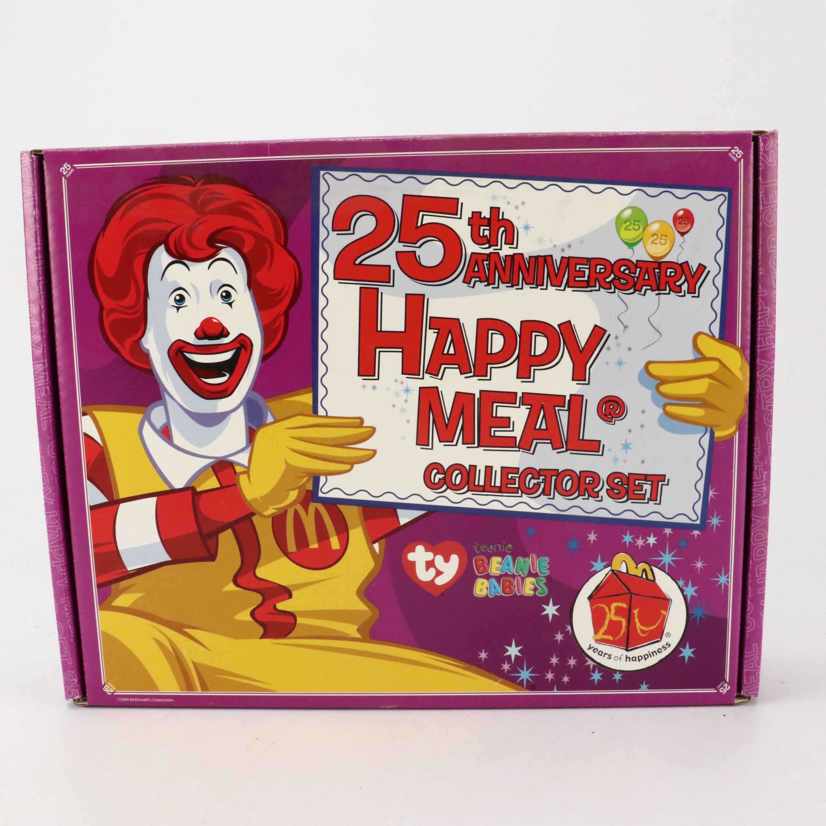 McDonald's 25th Anniversary and Special Edition Ty Beanie Babies Collector Sets