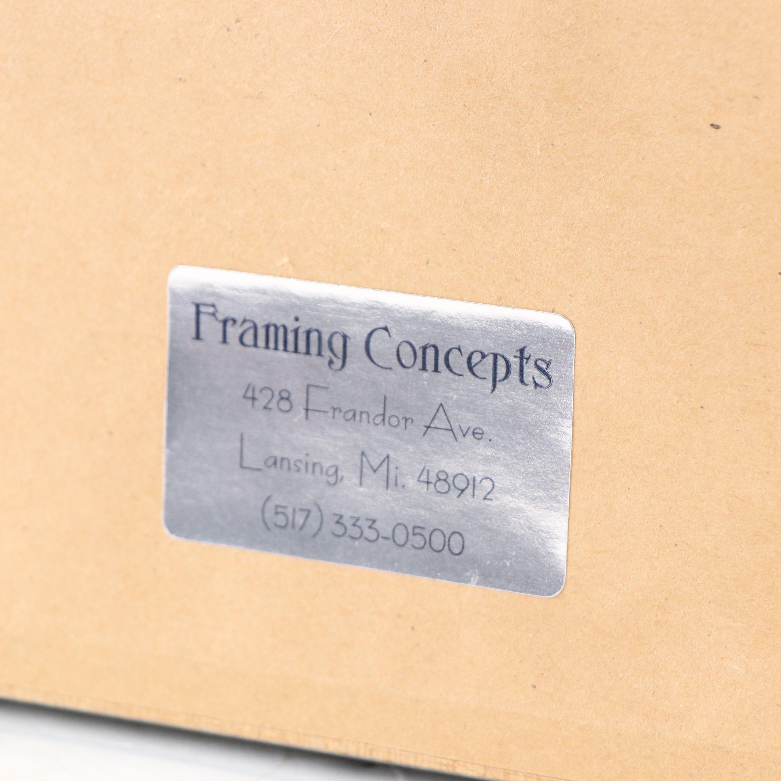 Rubbing Depicting Five Figures in Prayer