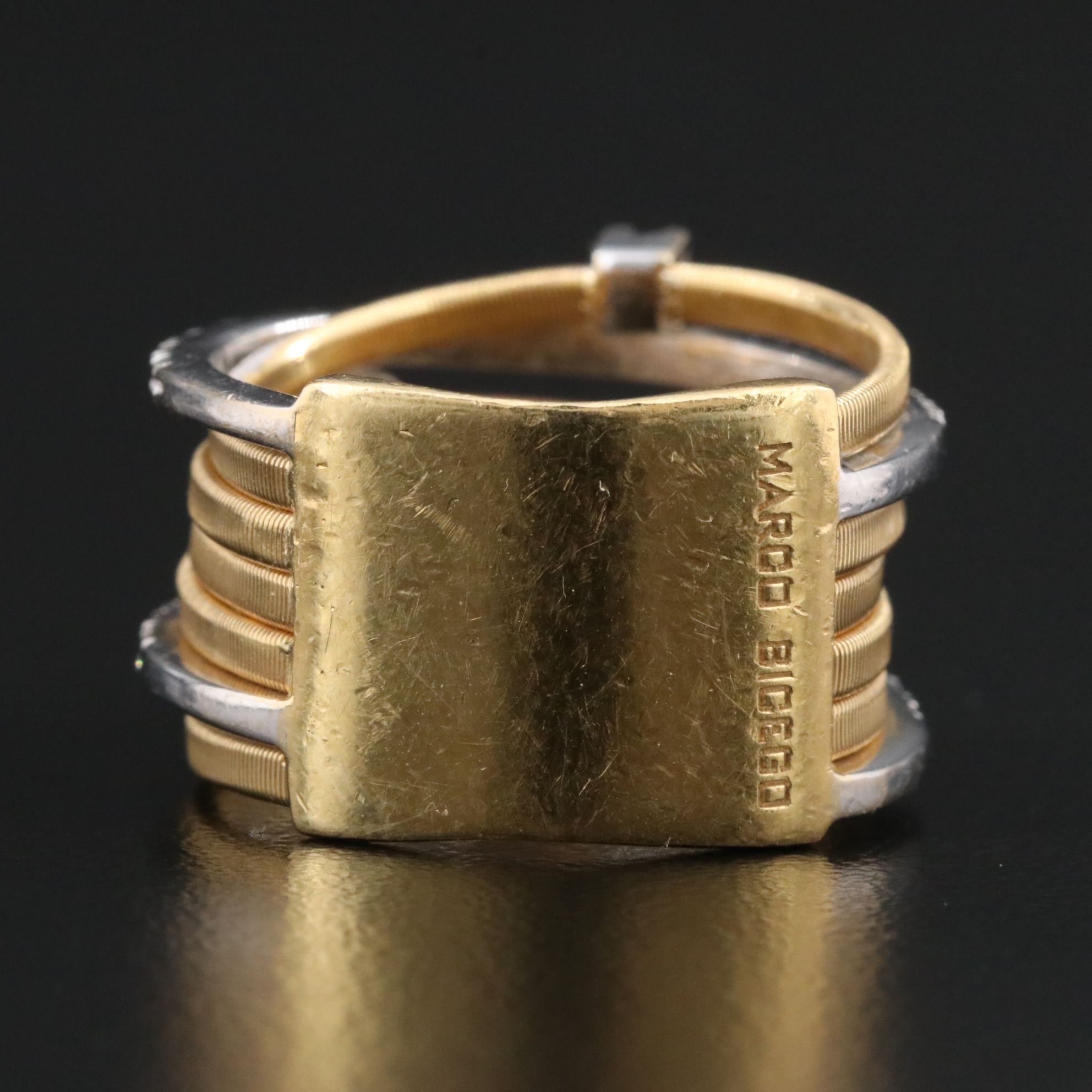 Marco Bicego Goa 18K Two Tone 0.41 CTW Diamond Seven Row Ring