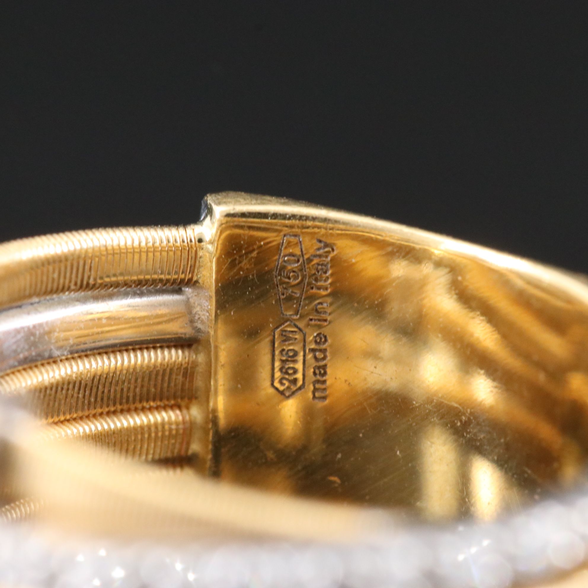 Marco Bicego Goa 18K Two Tone 0.41 CTW Diamond Seven Row Ring