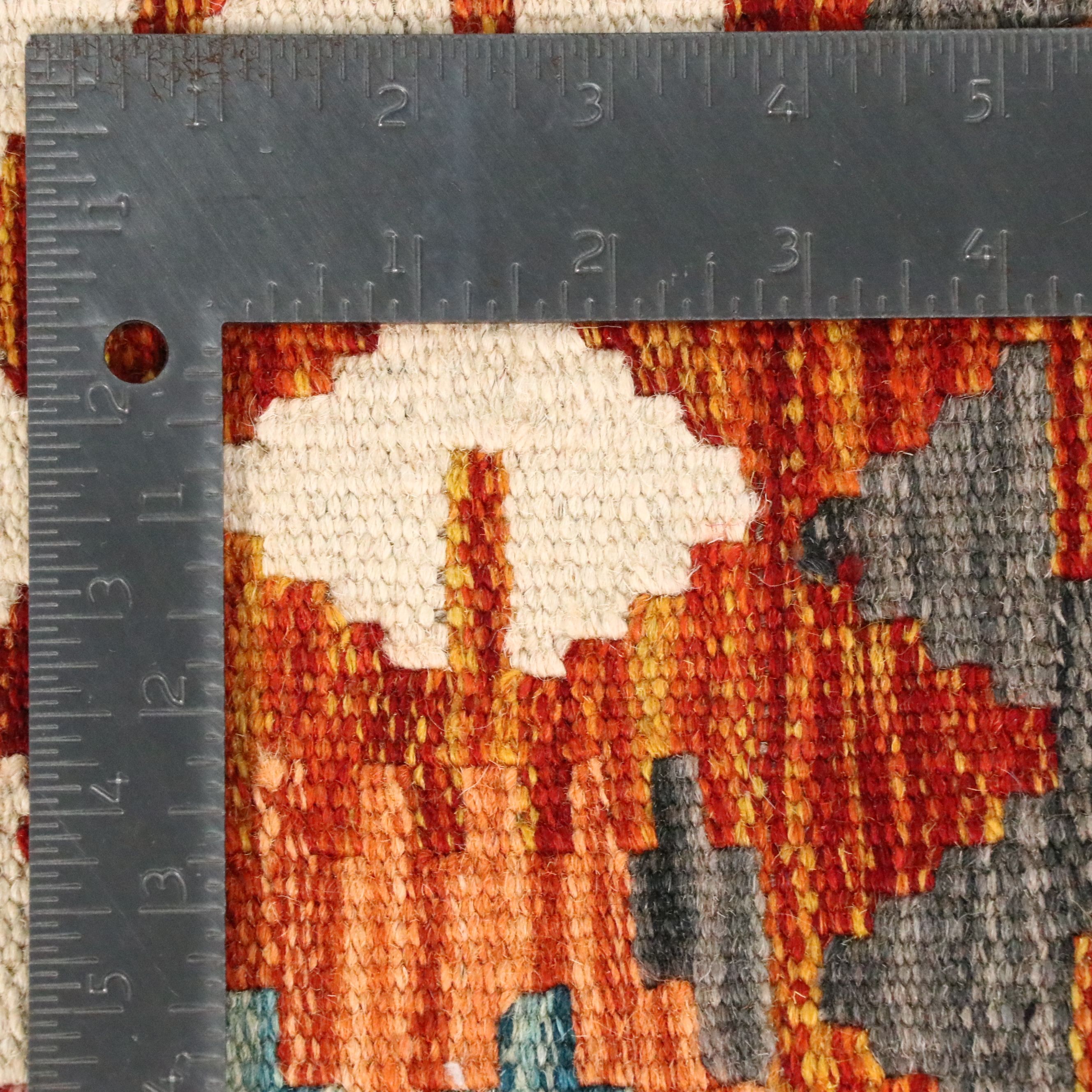 5'11 x 8'6 Handwoven Pakistani Kilim Area Rug