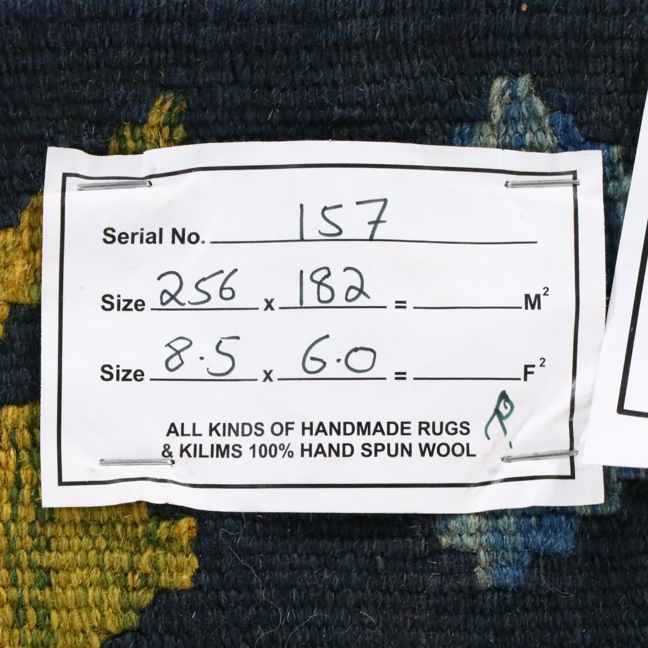 5'11 x 8'6 Handwoven Pakistani Kilim Area Rug