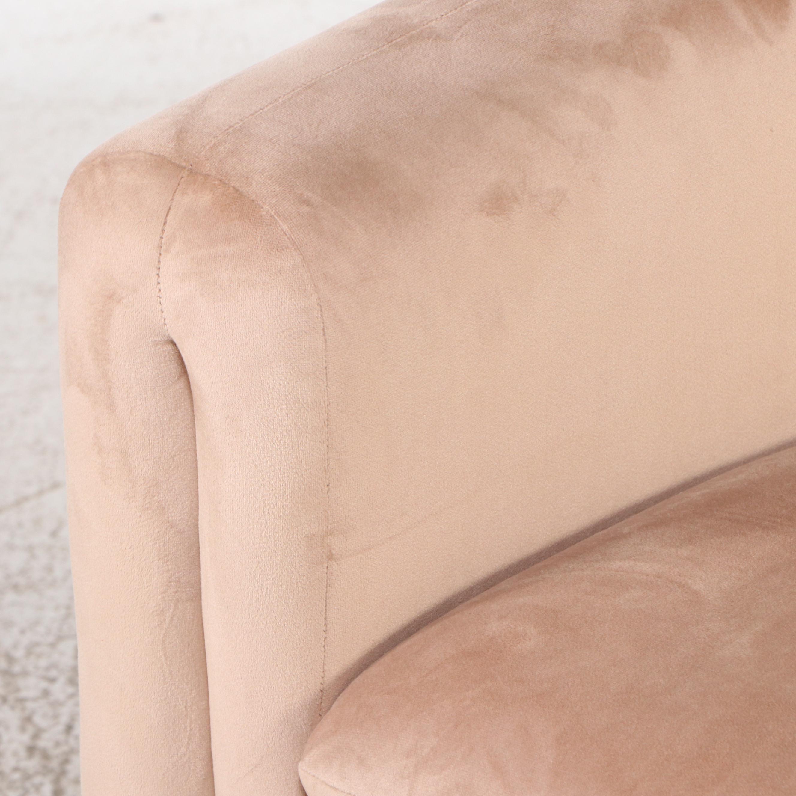 Pair of Safavieh Couture Modern Velvet Upholstered "Laylette" Chairs