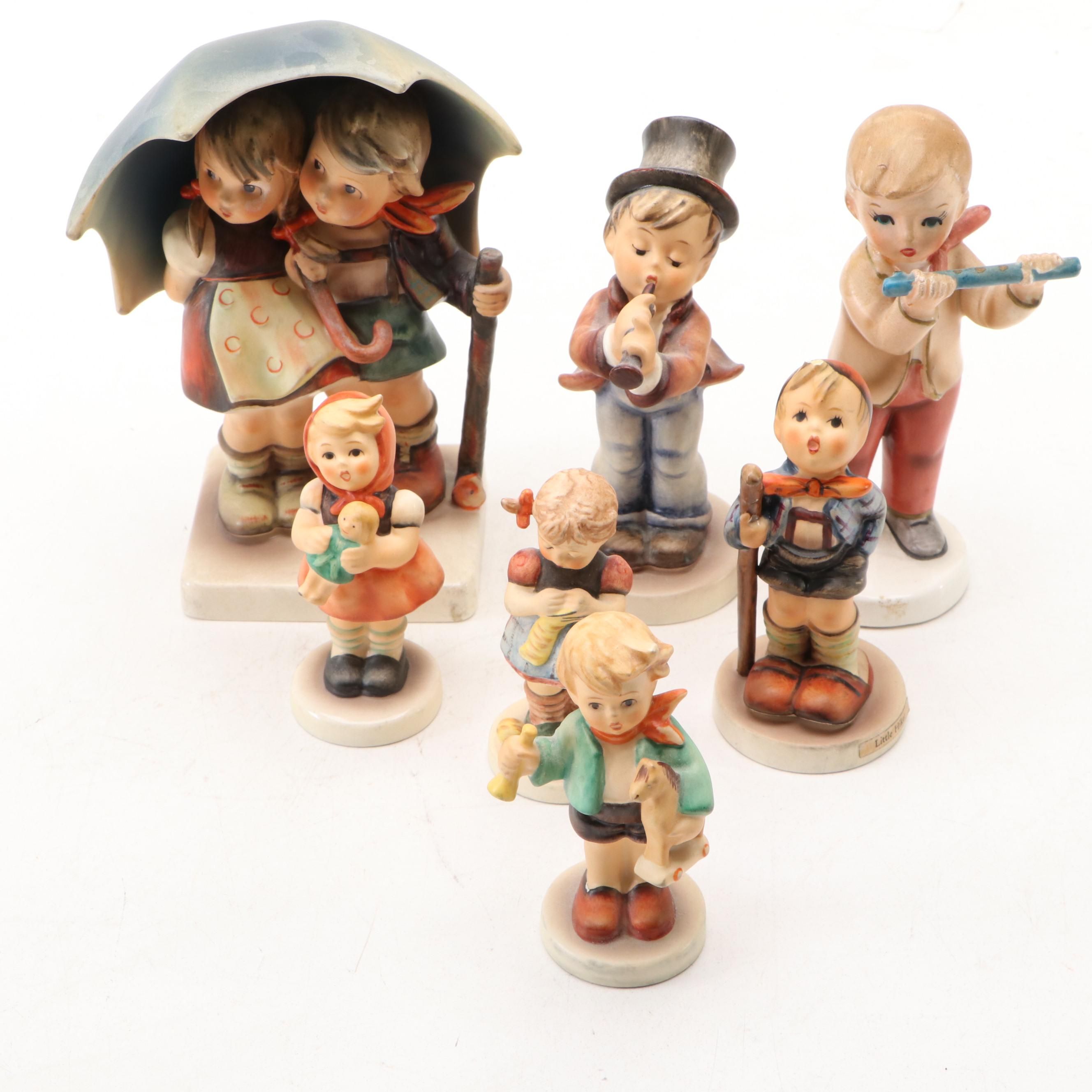 Goebel "Stormy Weather", "Little Hiker" and More Porcelain Figures