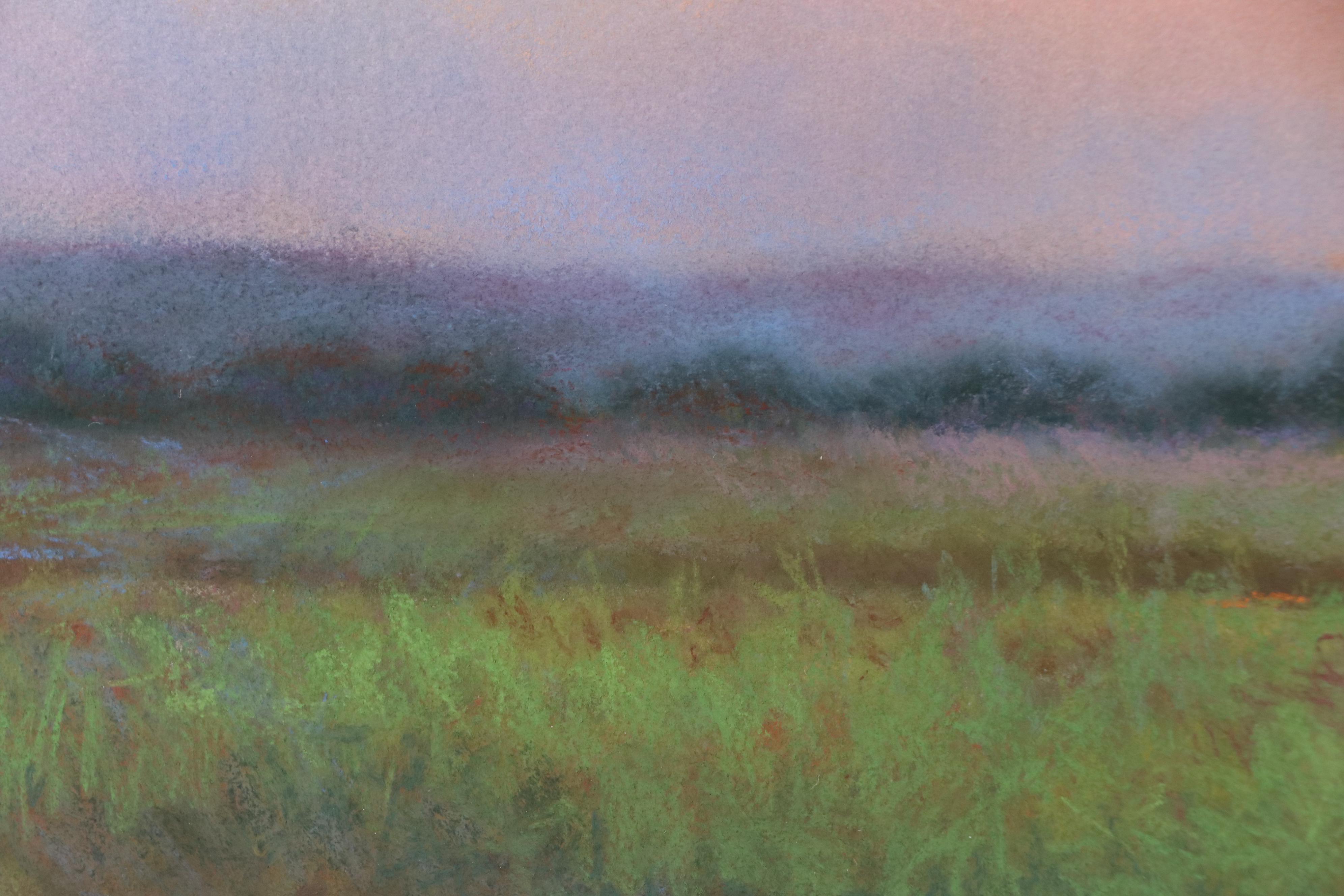 Atmospheric Landscape Pastel Drawing