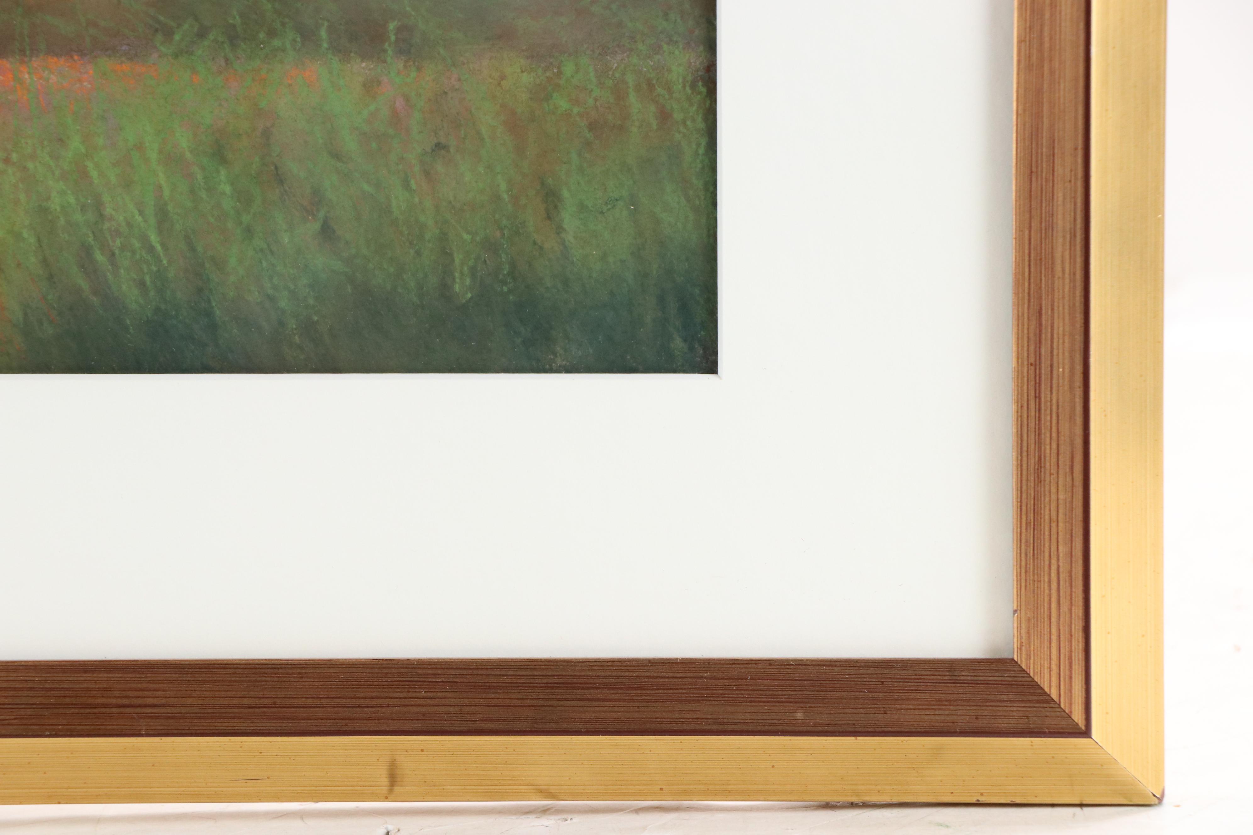 Atmospheric Landscape Pastel Drawing