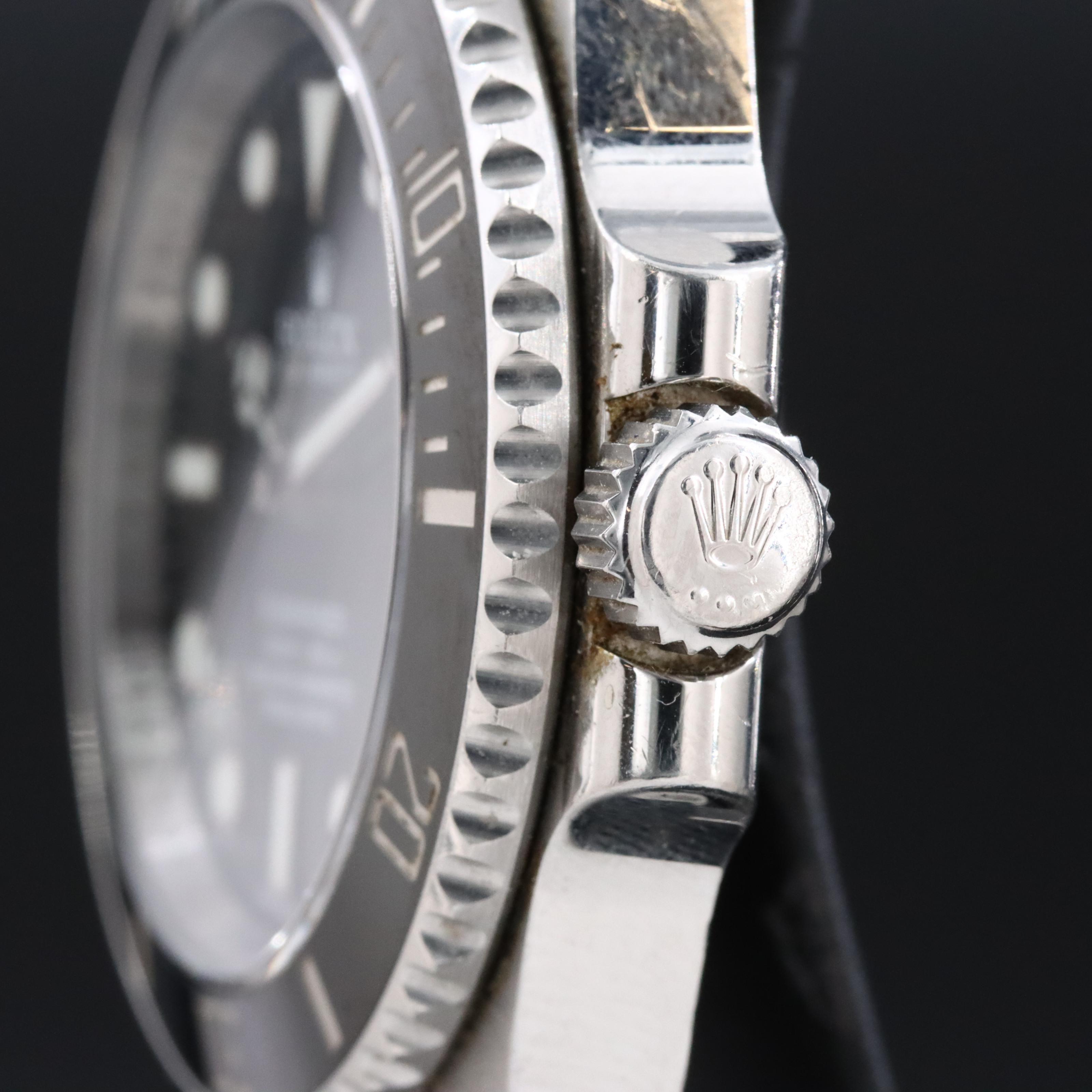 Rolex Submariner 114060 Black Dial No Date Watch