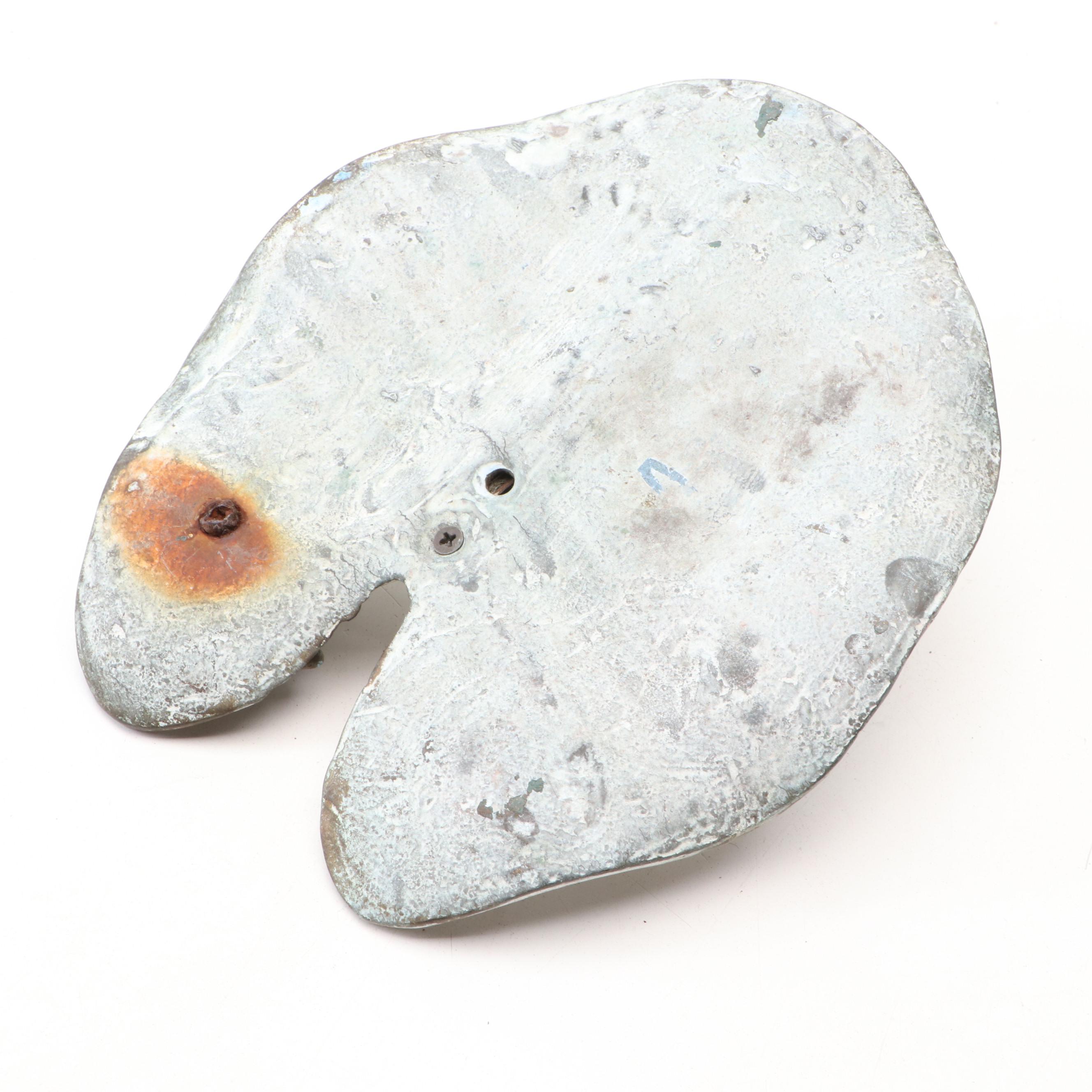 Chinese Brass Censer with Other Metal Dish