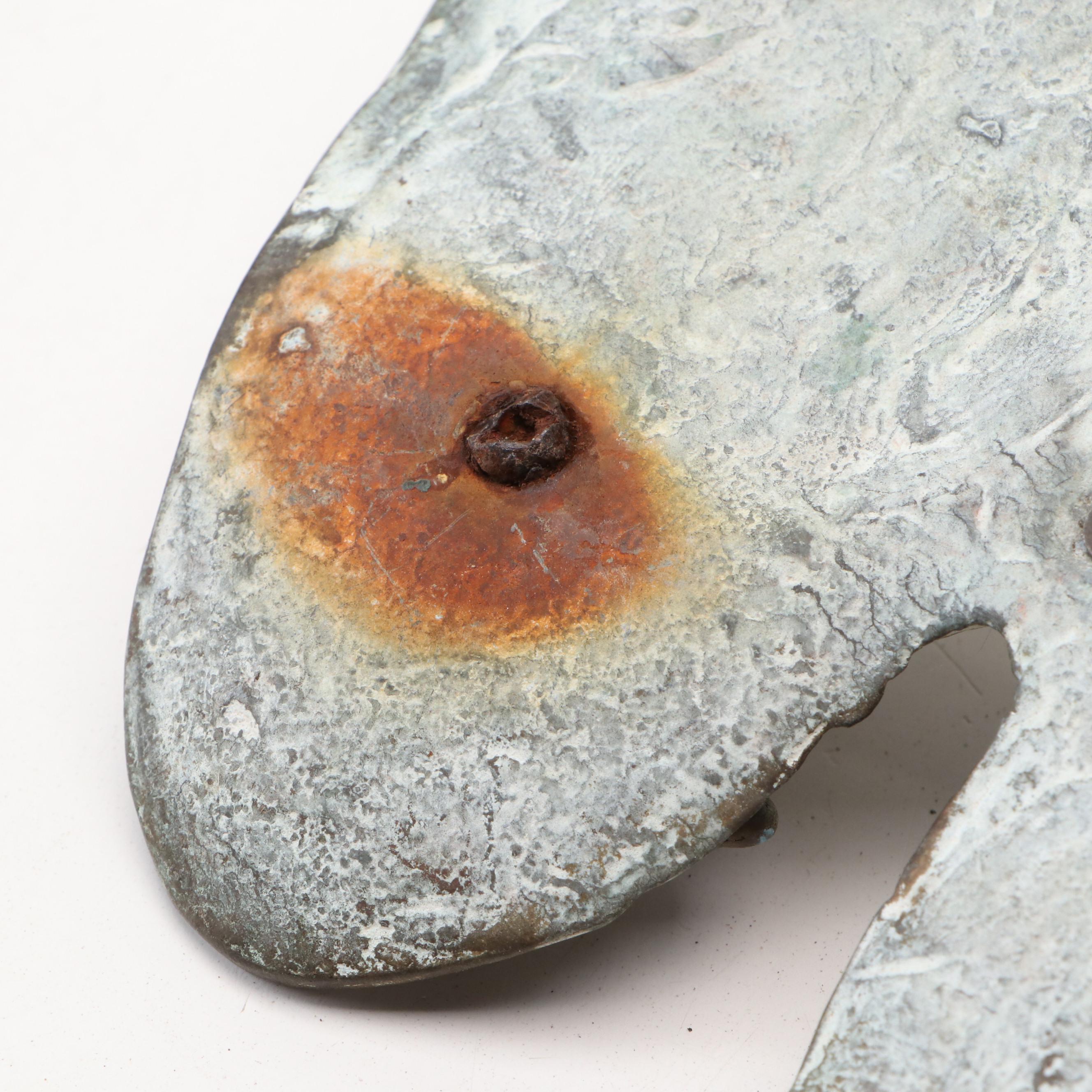 Chinese Brass Censer with Other Metal Dish