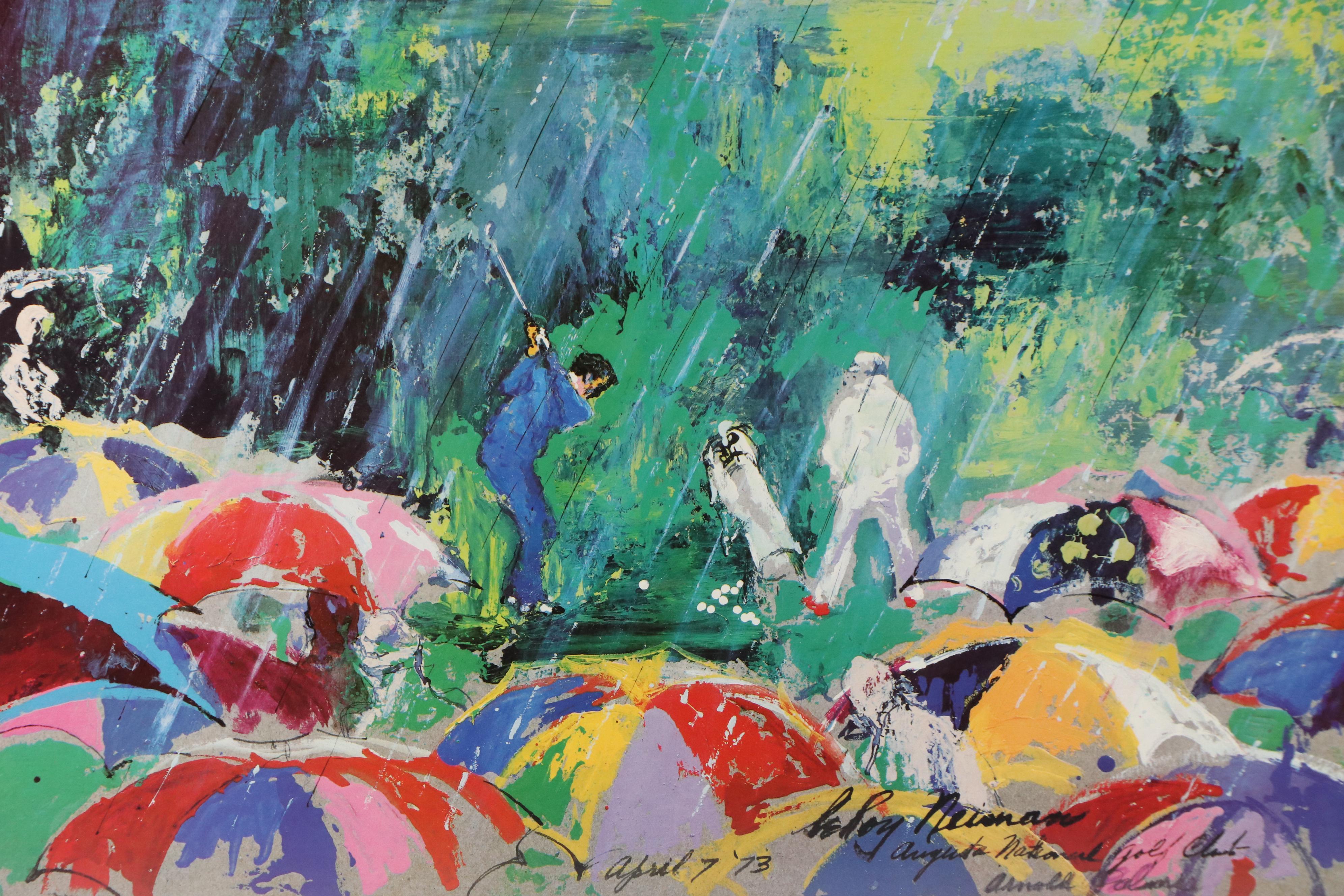 LeRoy Neiman Offset Lithograph "Augusta National Golf Club"