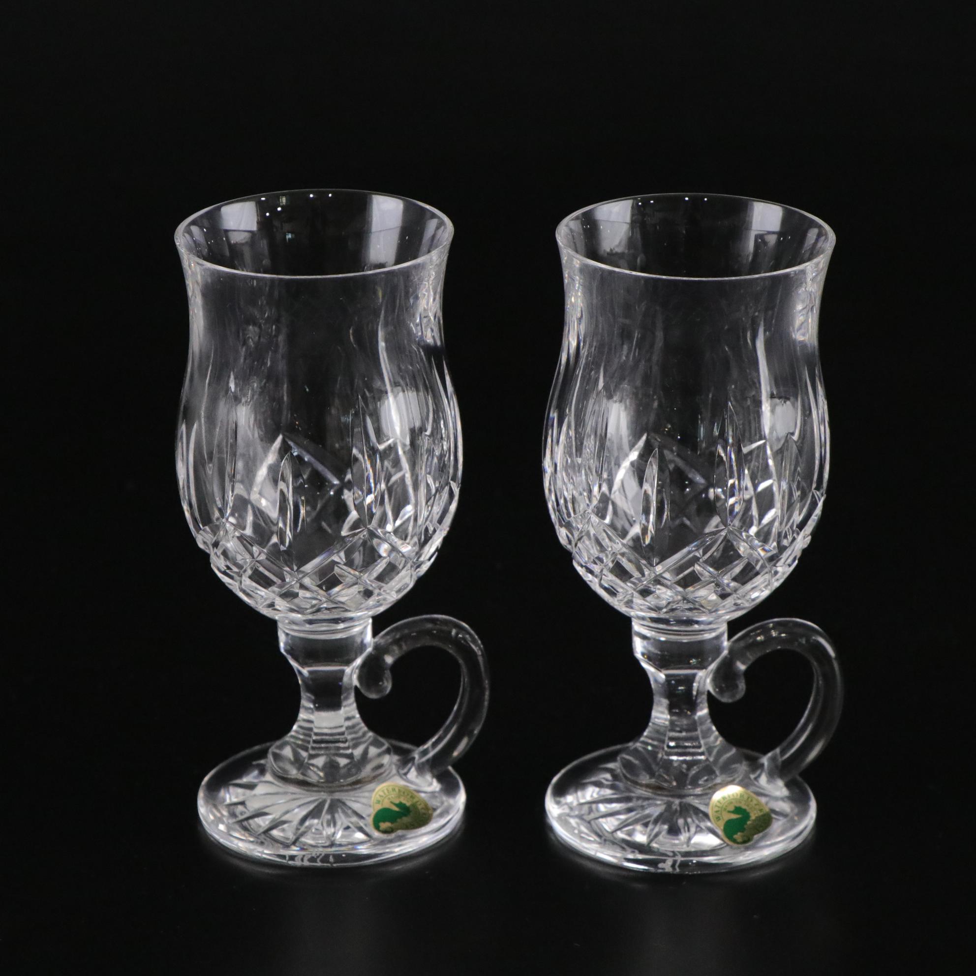 Waterford Crystal "Lismore" Irish Coffee Mugs and Three Other Items