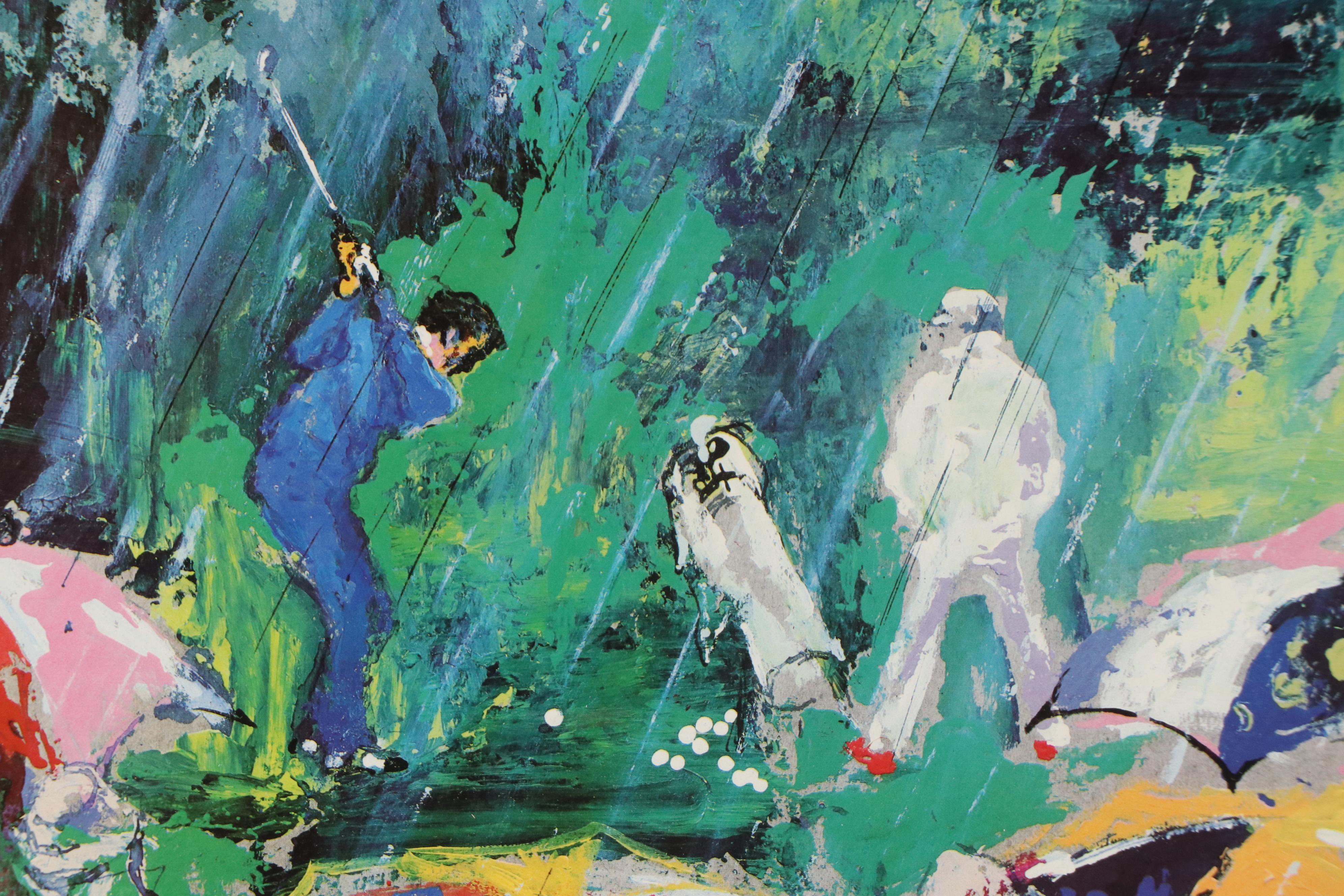 LeRoy Neiman Offset Lithograph "Augusta National Golf Club"