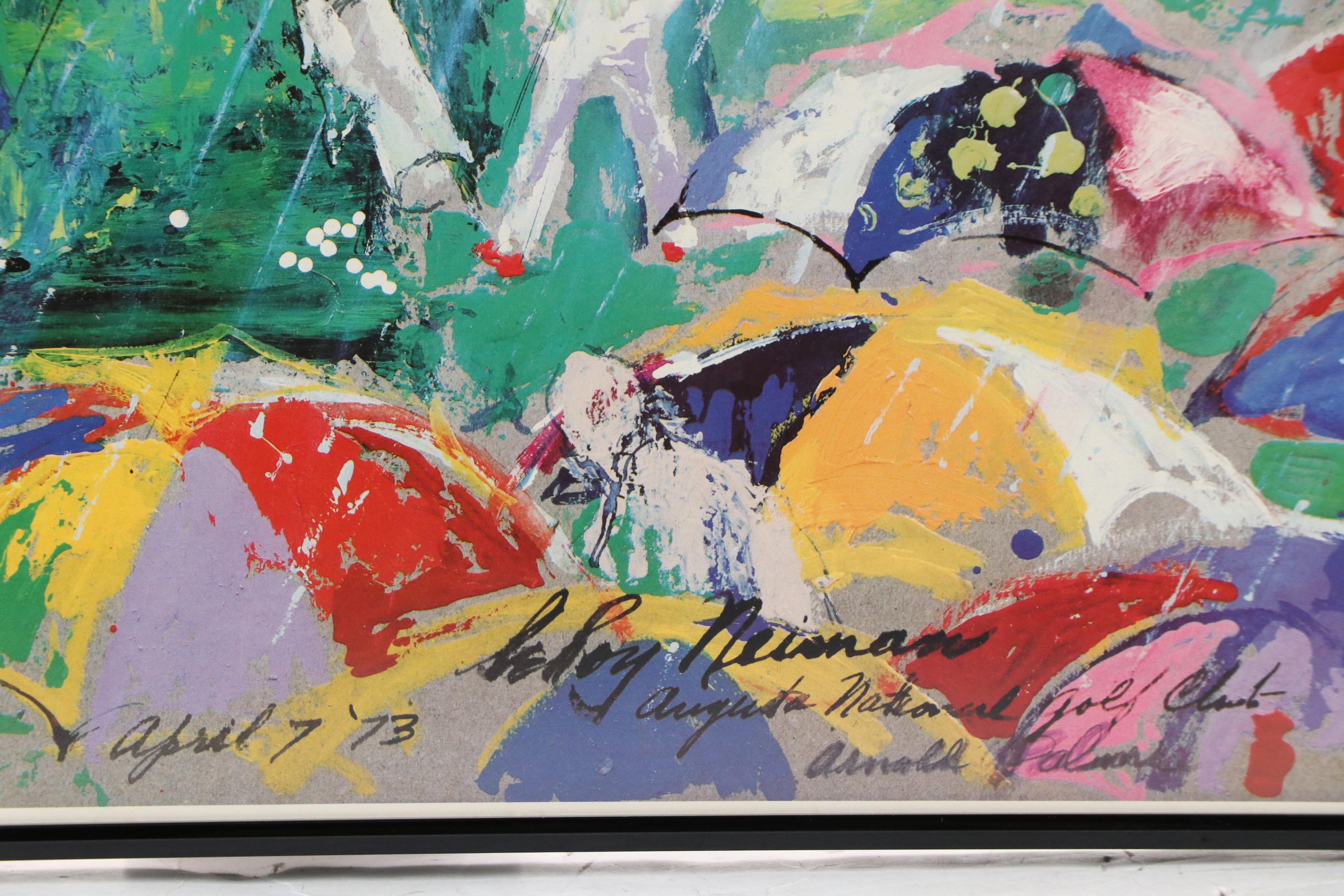 LeRoy Neiman Offset Lithograph "Augusta National Golf Club"