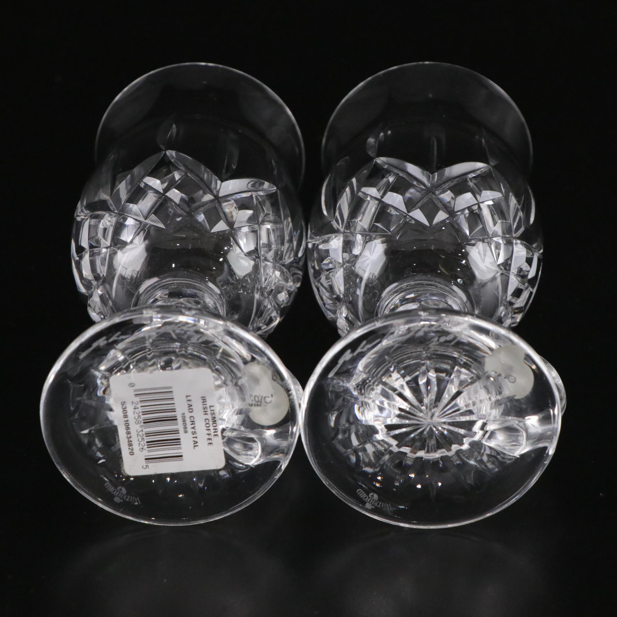 Waterford Crystal "Lismore" Irish Coffee Mugs and Three Other Items