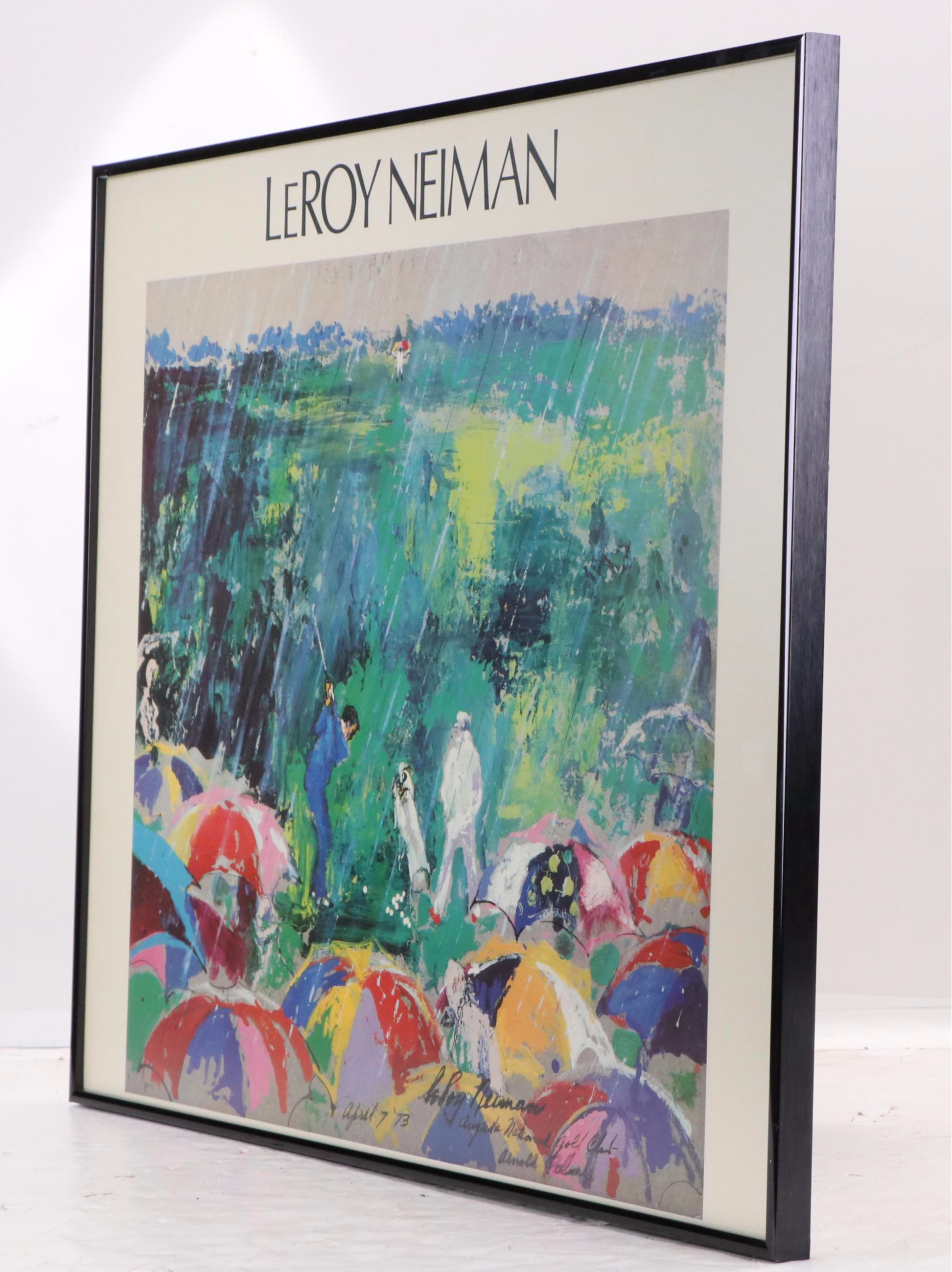 LeRoy Neiman Offset Lithograph "Augusta National Golf Club"