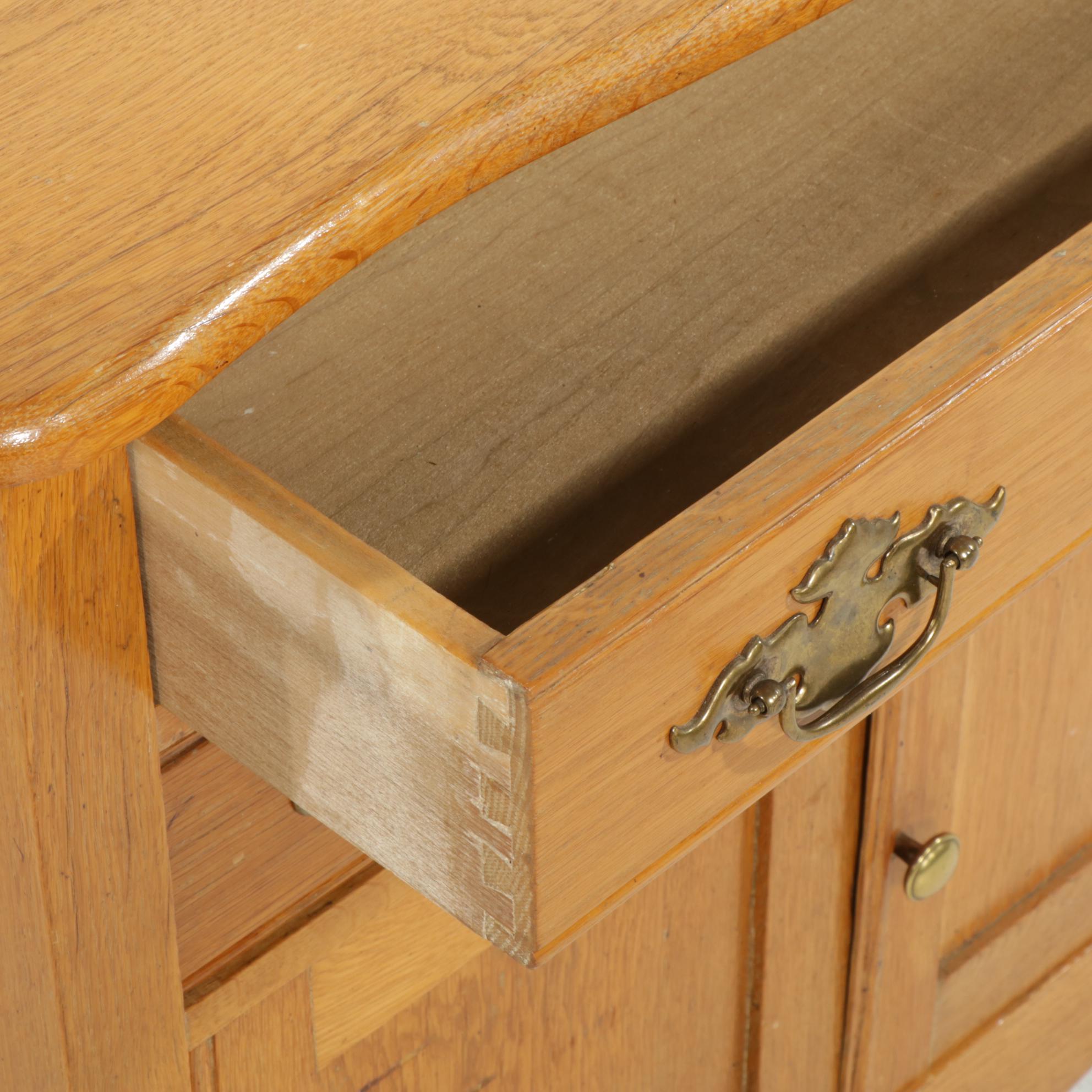 Oak Washstand, Early to Mid-20th Century